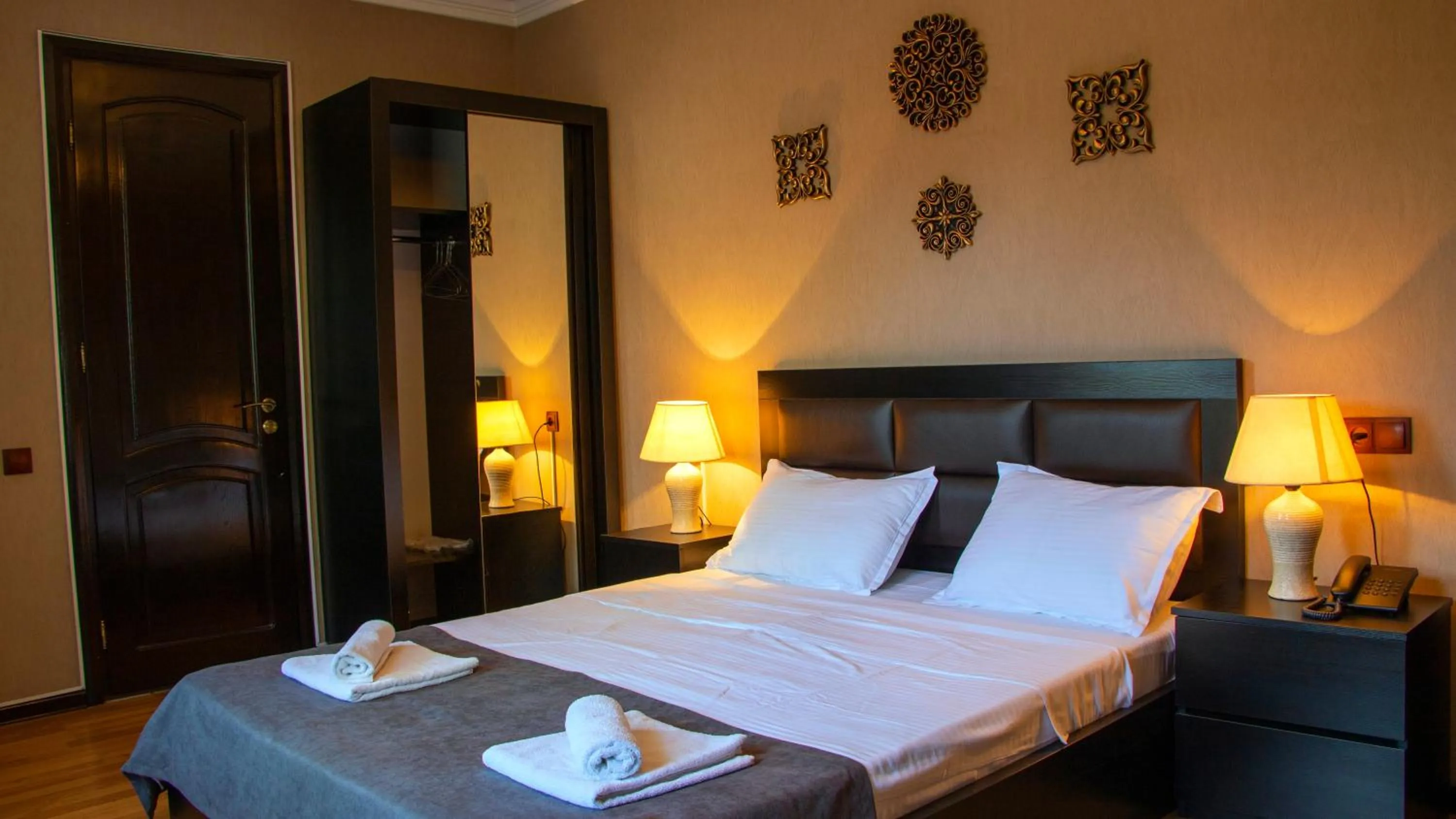 Bed in Hotel New Metekhi