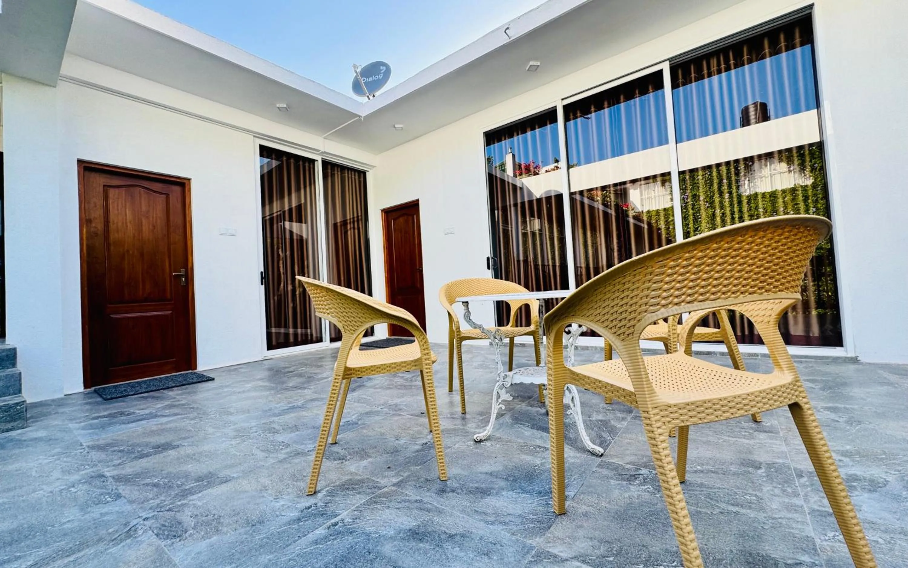 Patio in Salubrious Resort