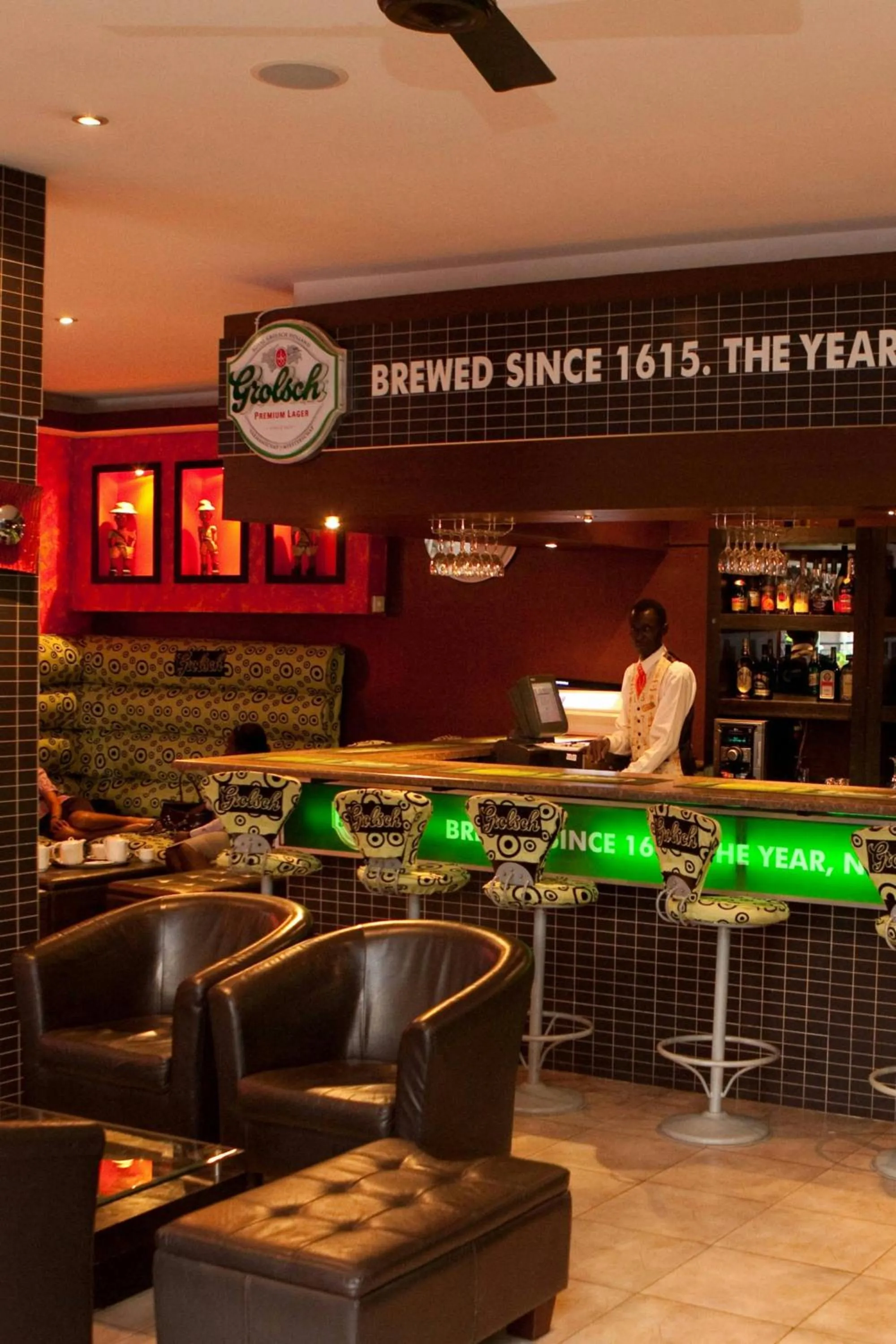 Lounge or bar in Protea Hotel by Marriott Kampala