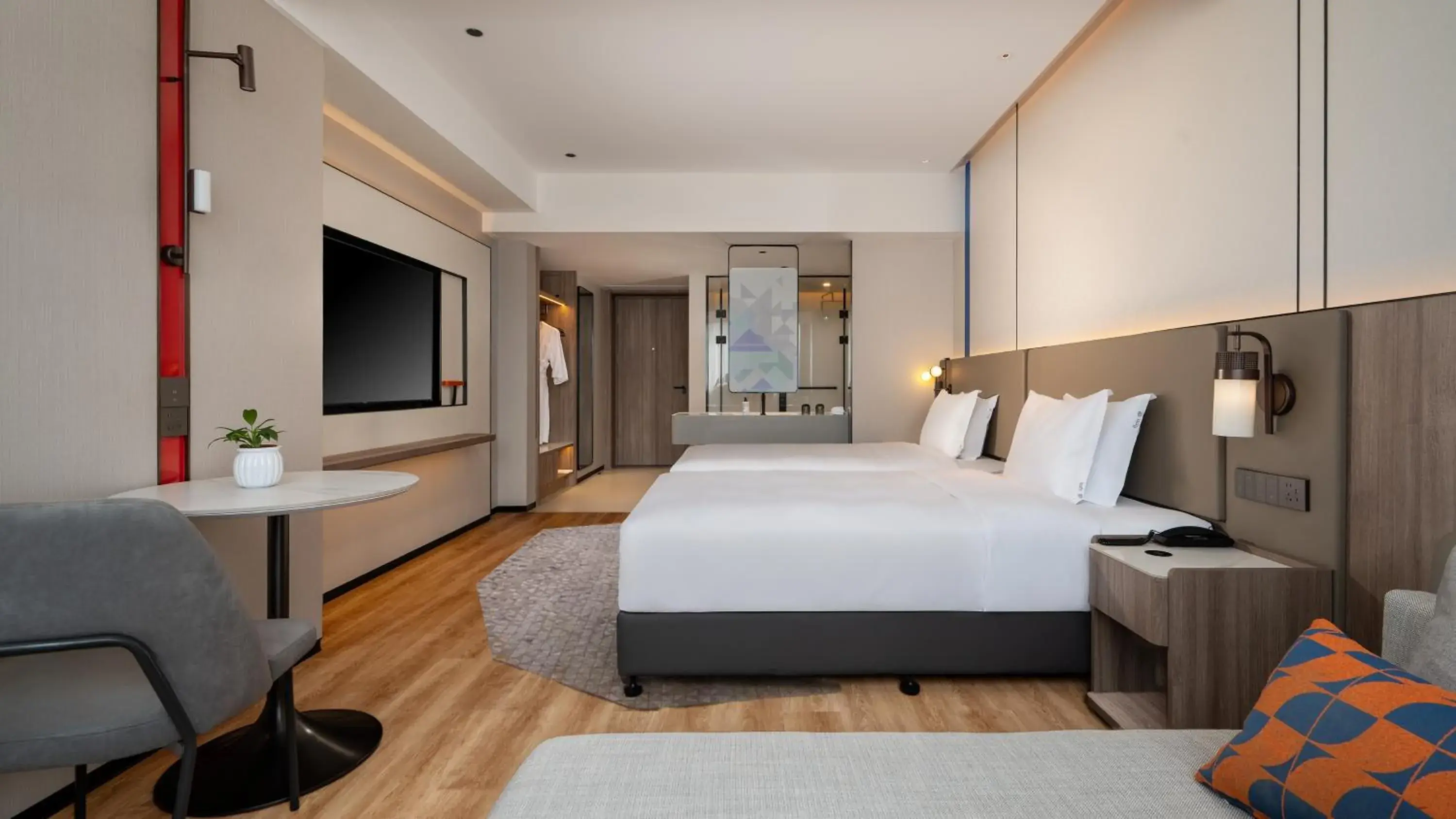 Standard Double Room with Two Double Beds - High Floor in Holiday Inn Express Putian City Center Standard Double Room with Two Double Beds - High Floor in Holiday Inn Express Putian City Center