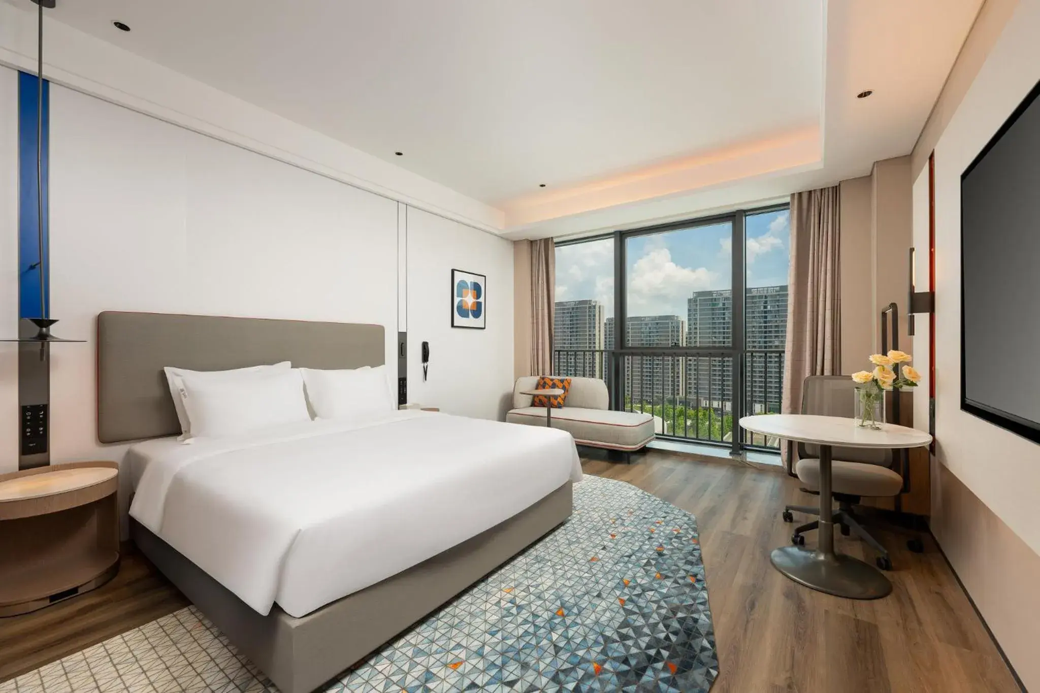 Standard King Room in Holiday Inn Express Taizhou Jiaojiang Standard King Room in Holiday Inn Express Taizhou Jiaojiang