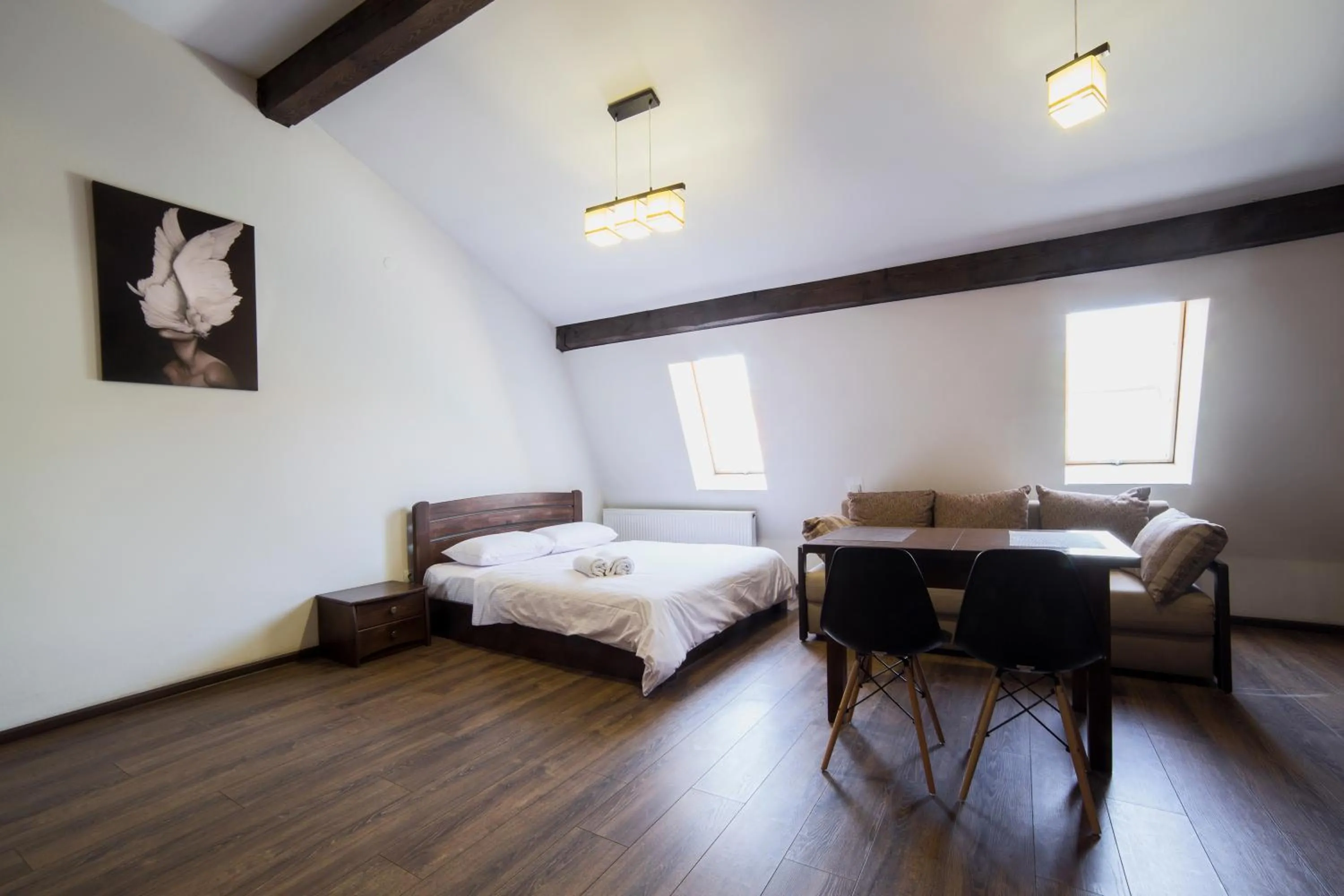 Bed in Aparthotel Na Mytniy