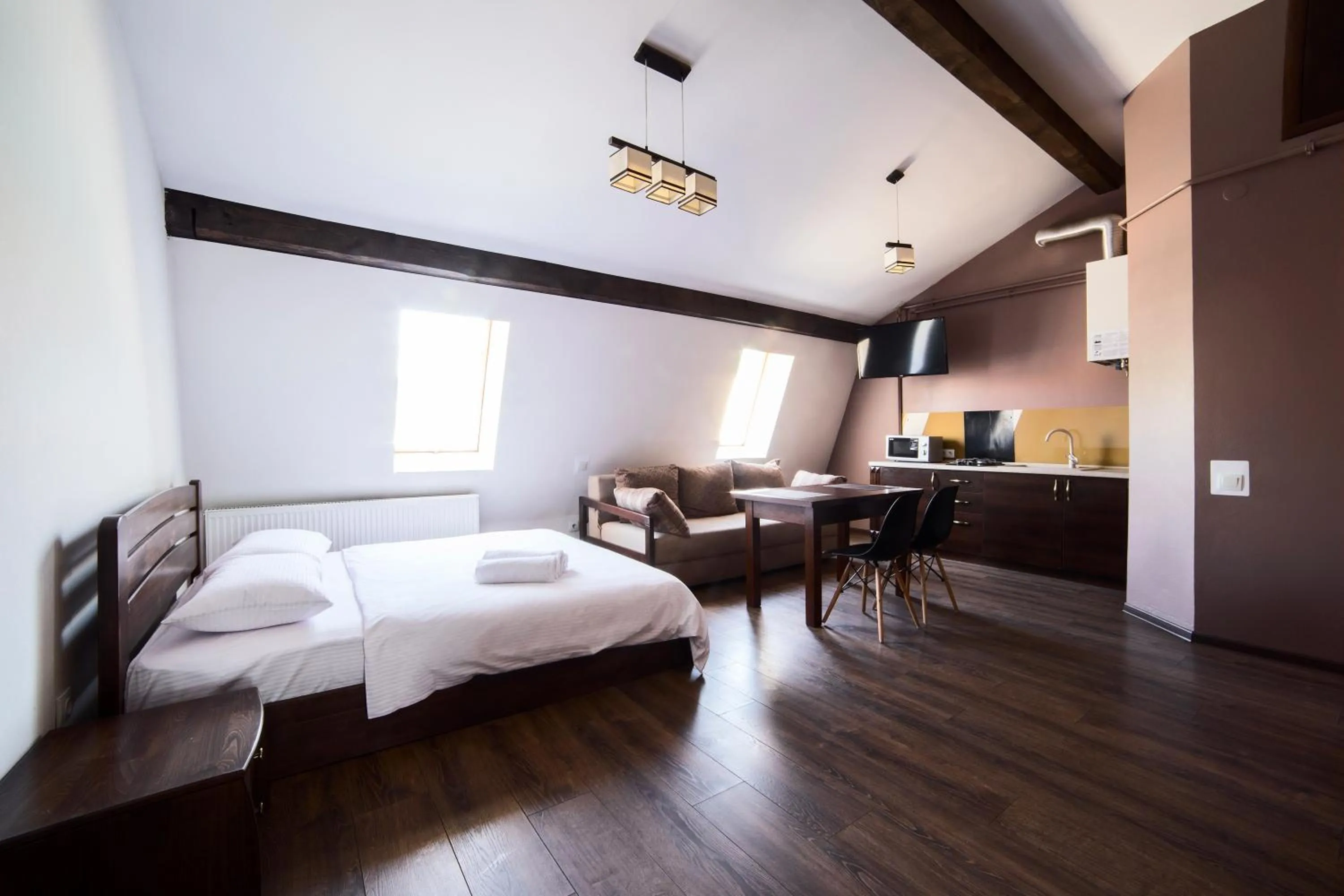 Bed in Aparthotel Na Mytniy