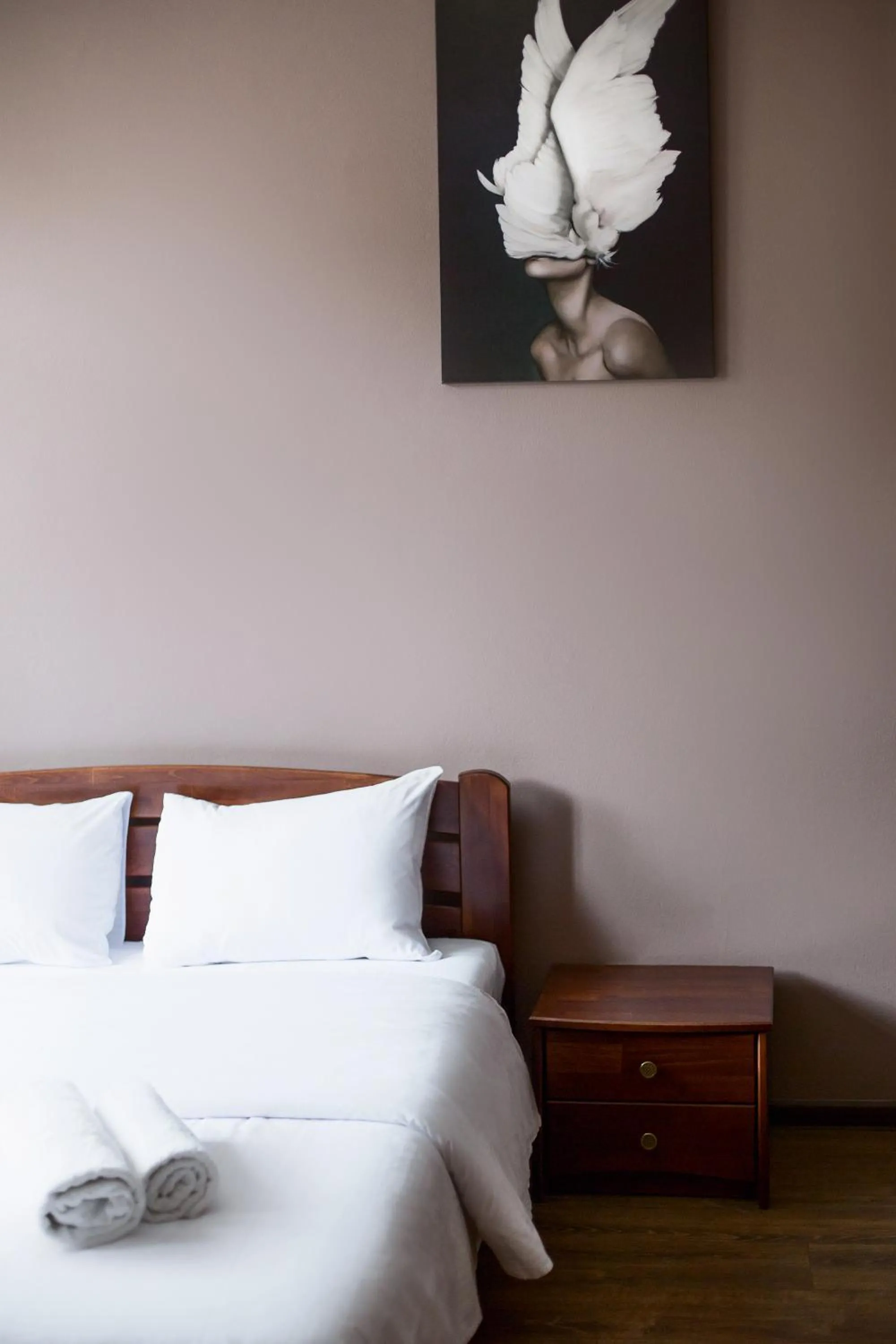 Bed in Aparthotel Na Mytniy