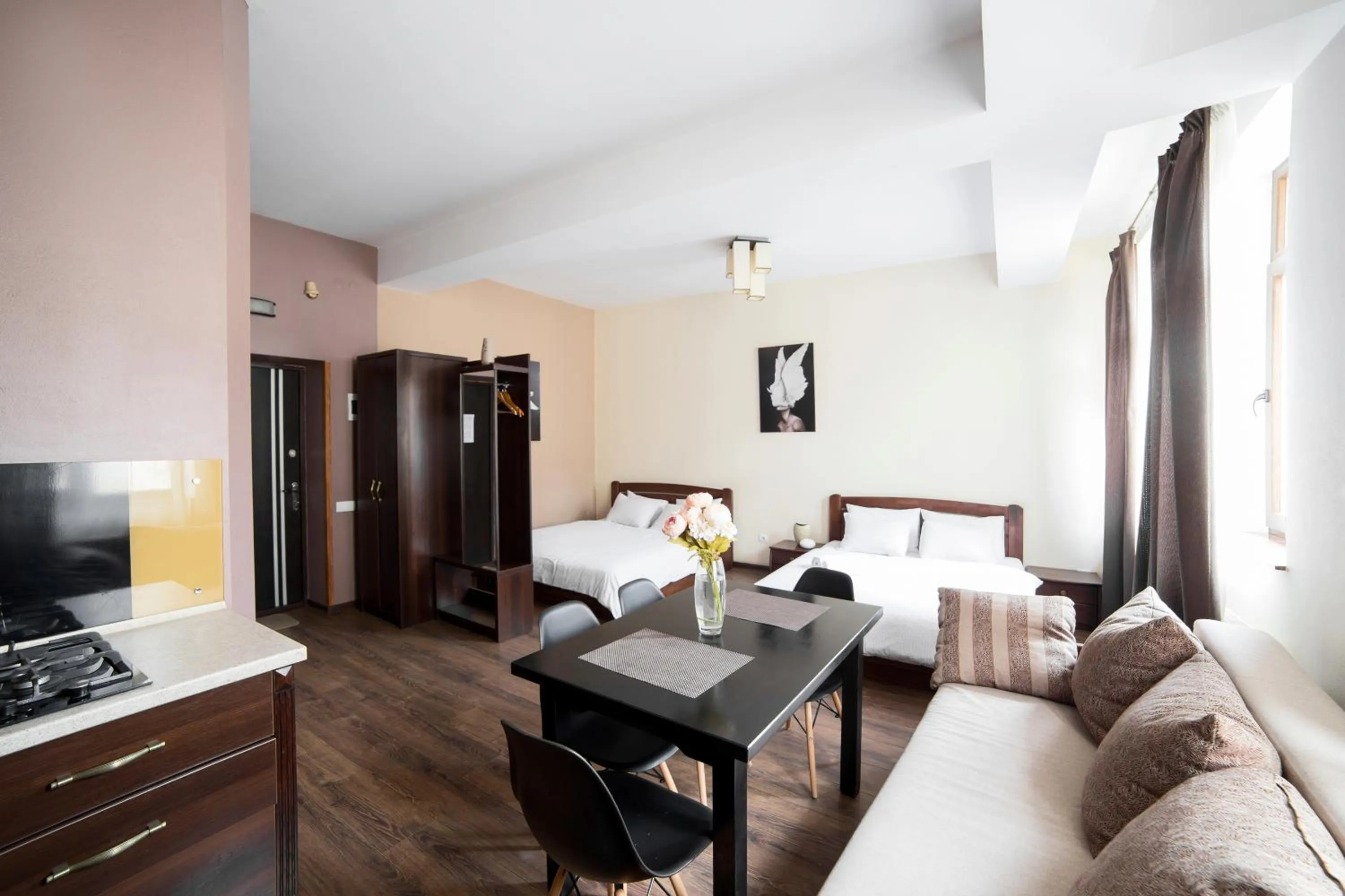 Bed in Aparthotel Na Mytniy