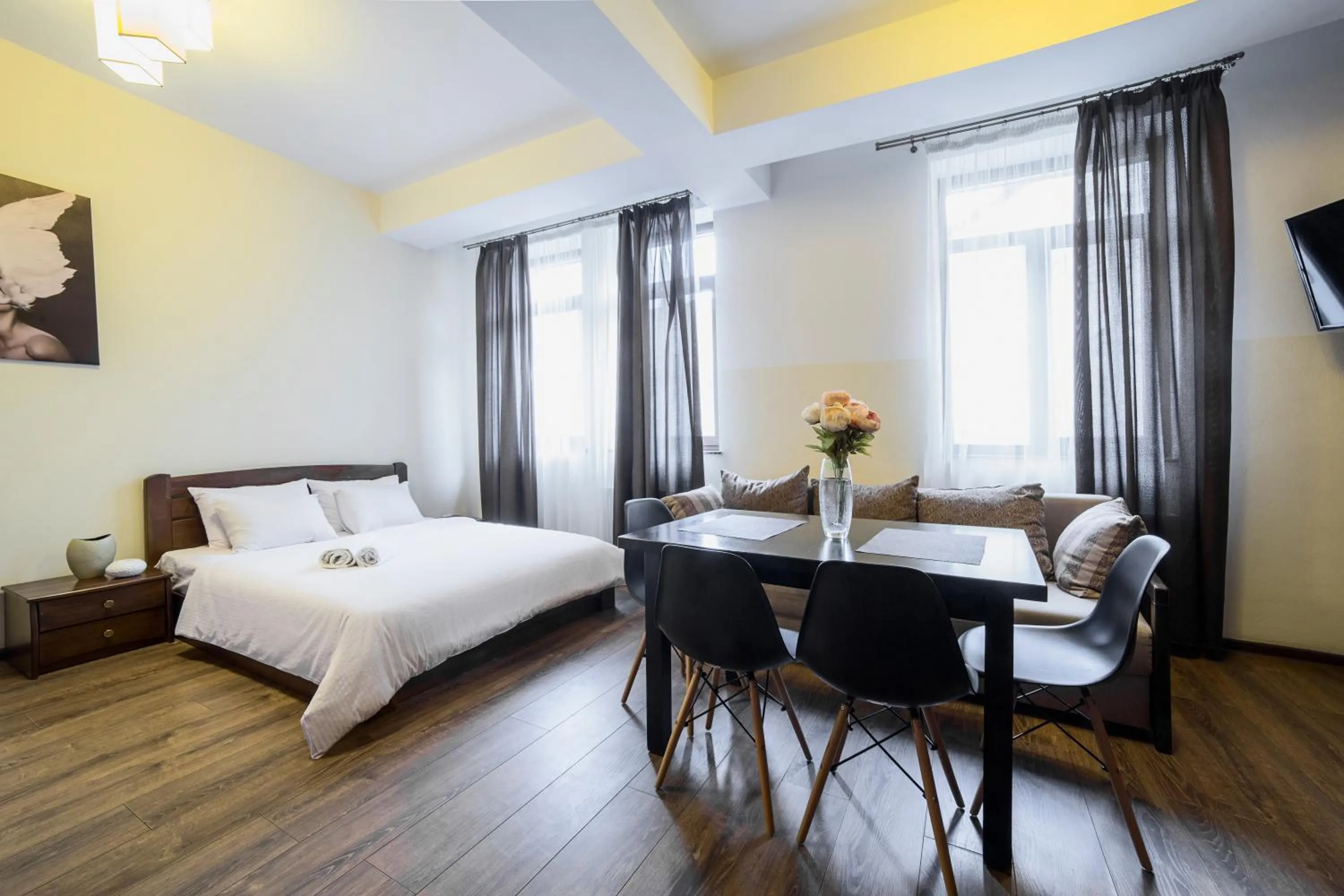 Bed in Aparthotel Na Mytniy
