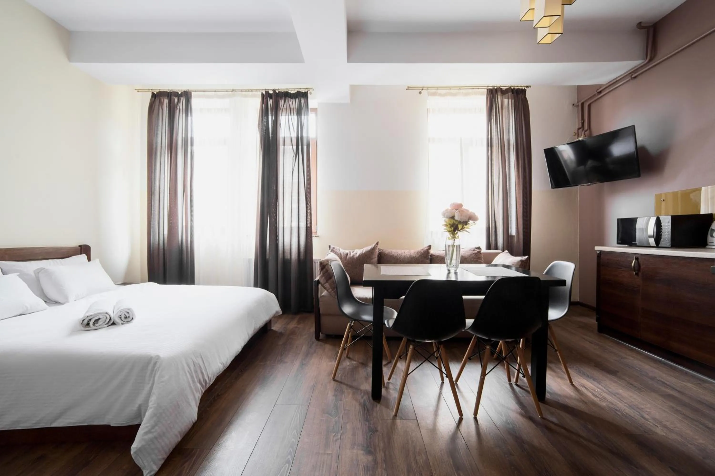Bed in Aparthotel Na Mytniy