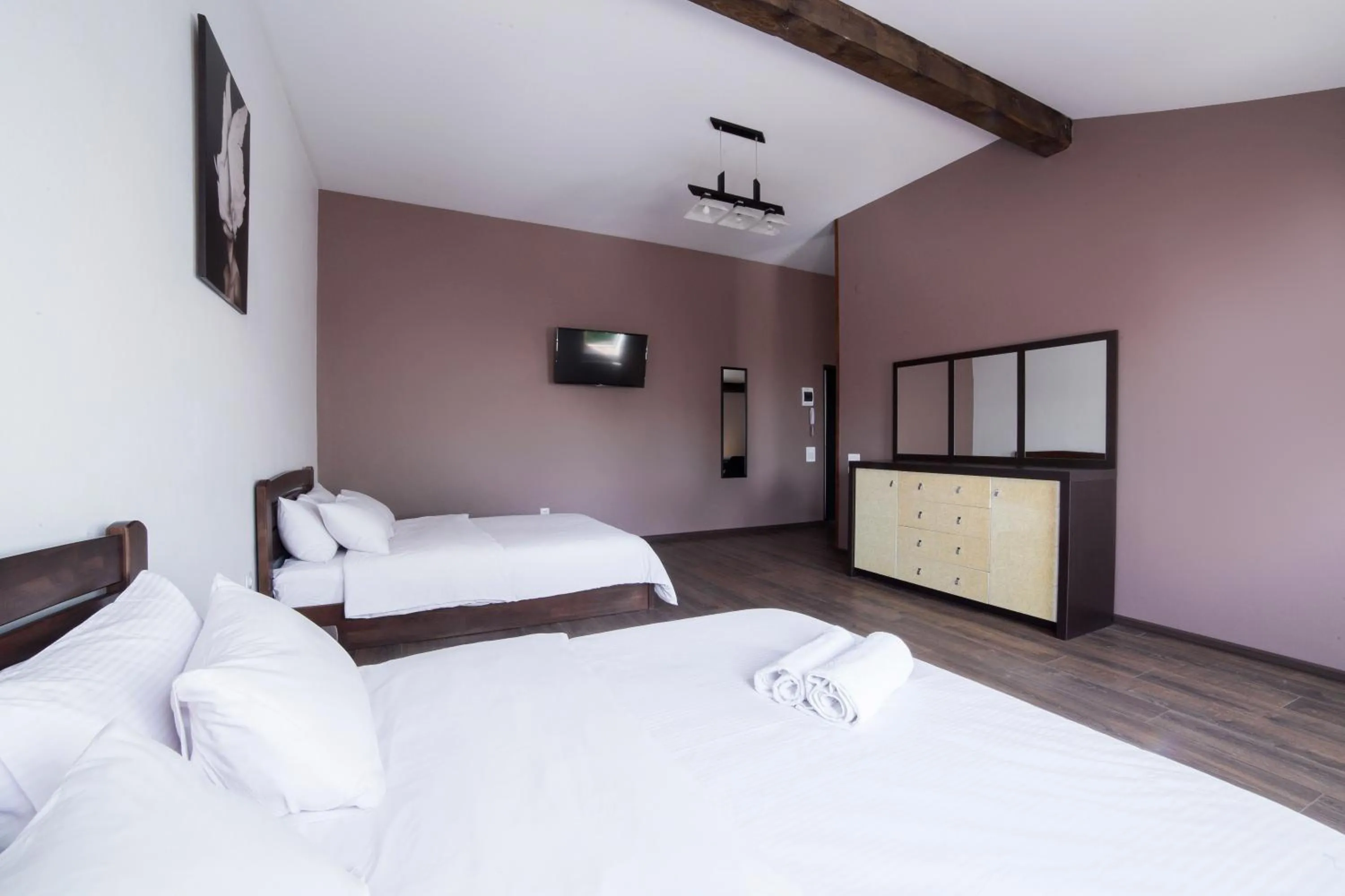 Bed in Aparthotel Na Mytniy