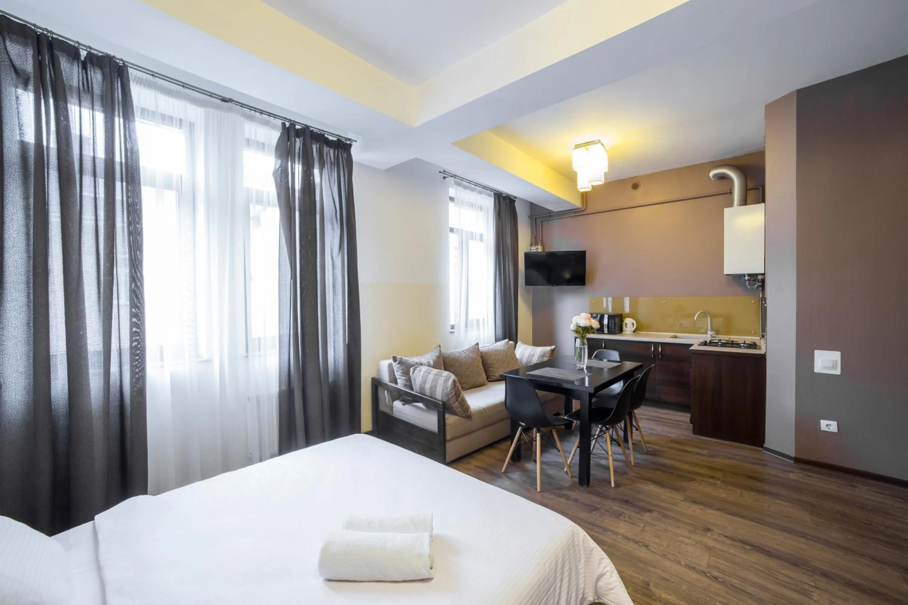 Bed in Aparthotel Na Mytniy