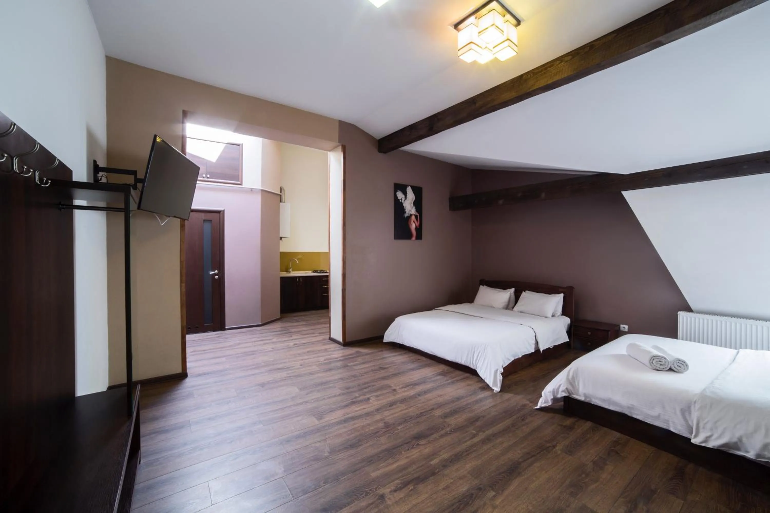 Bed in Aparthotel Na Mytniy