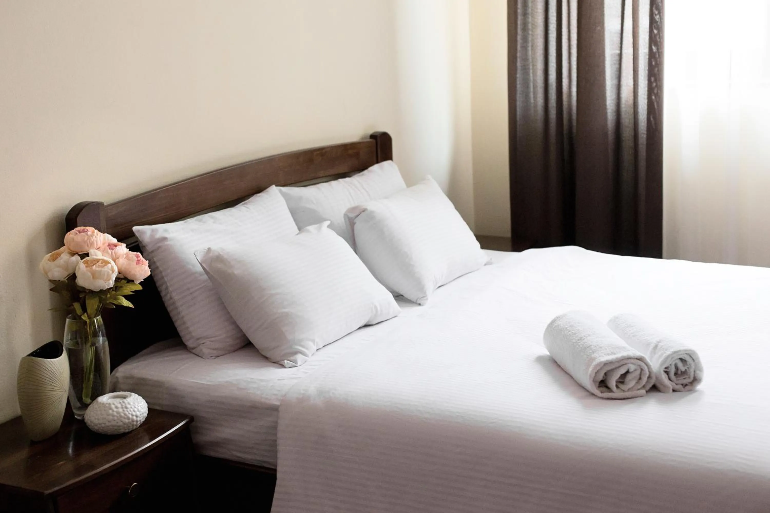 Bed in Aparthotel Na Mytniy