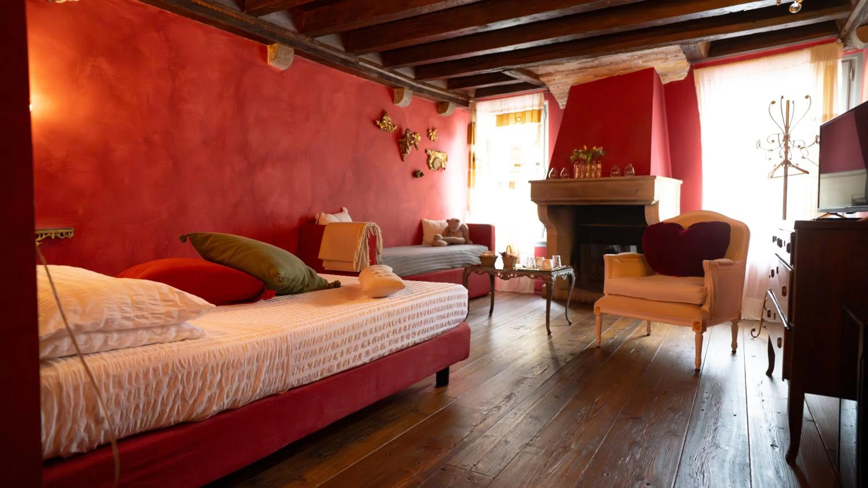 Bed in Locanda Al Cappello