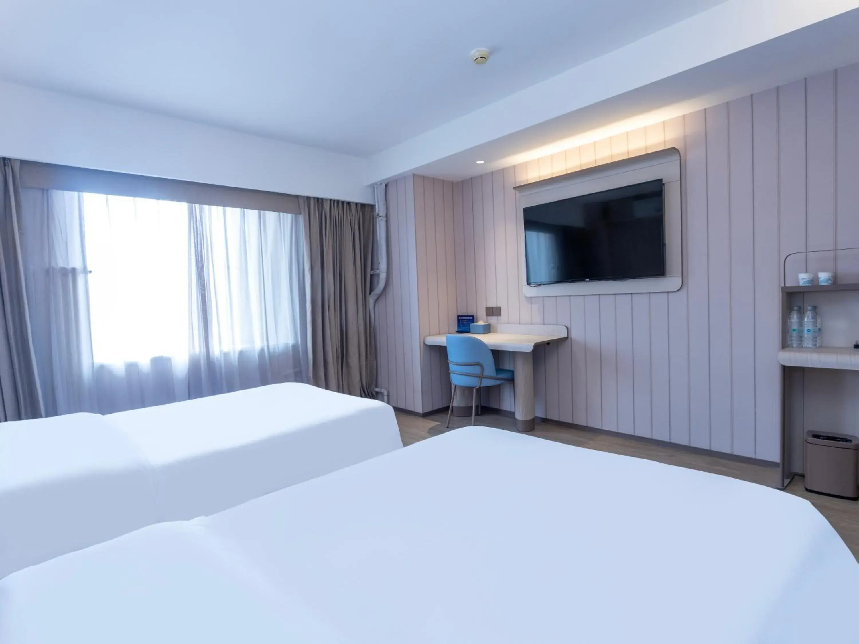 Bed in Hanting Hotel Beijing West Railway Station North Square Bed in Hanting Hotel Beijing West Railway Station North Square