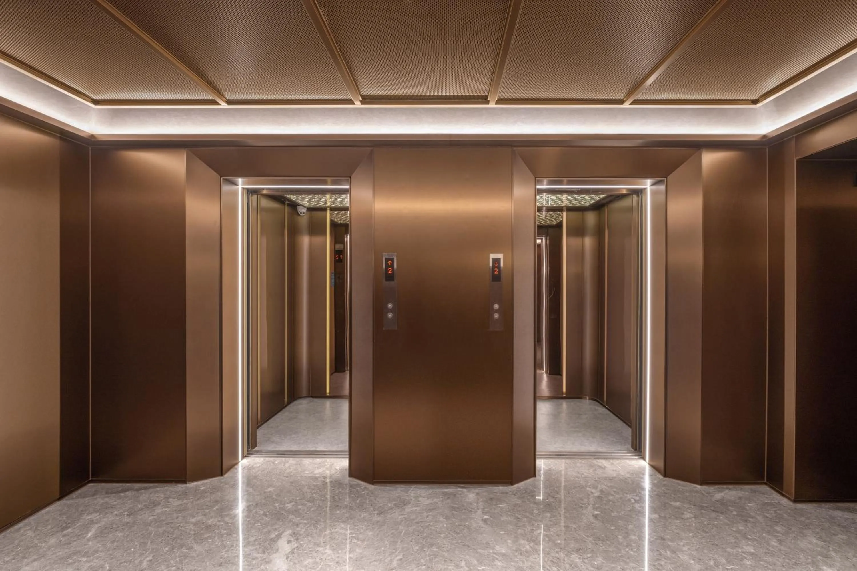 elevator in Orange Hotel Beijing Xi'erqi