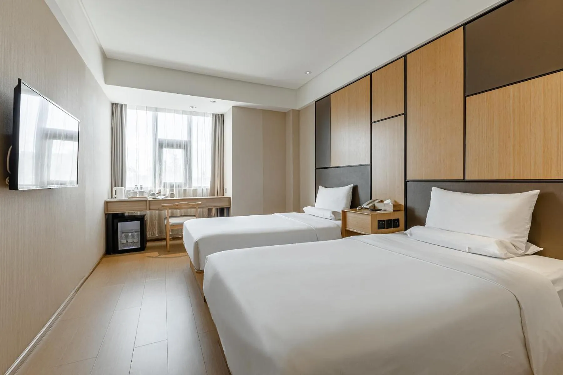 Bed in JI Hotel Beijing Yizhuang Economic Development Zone