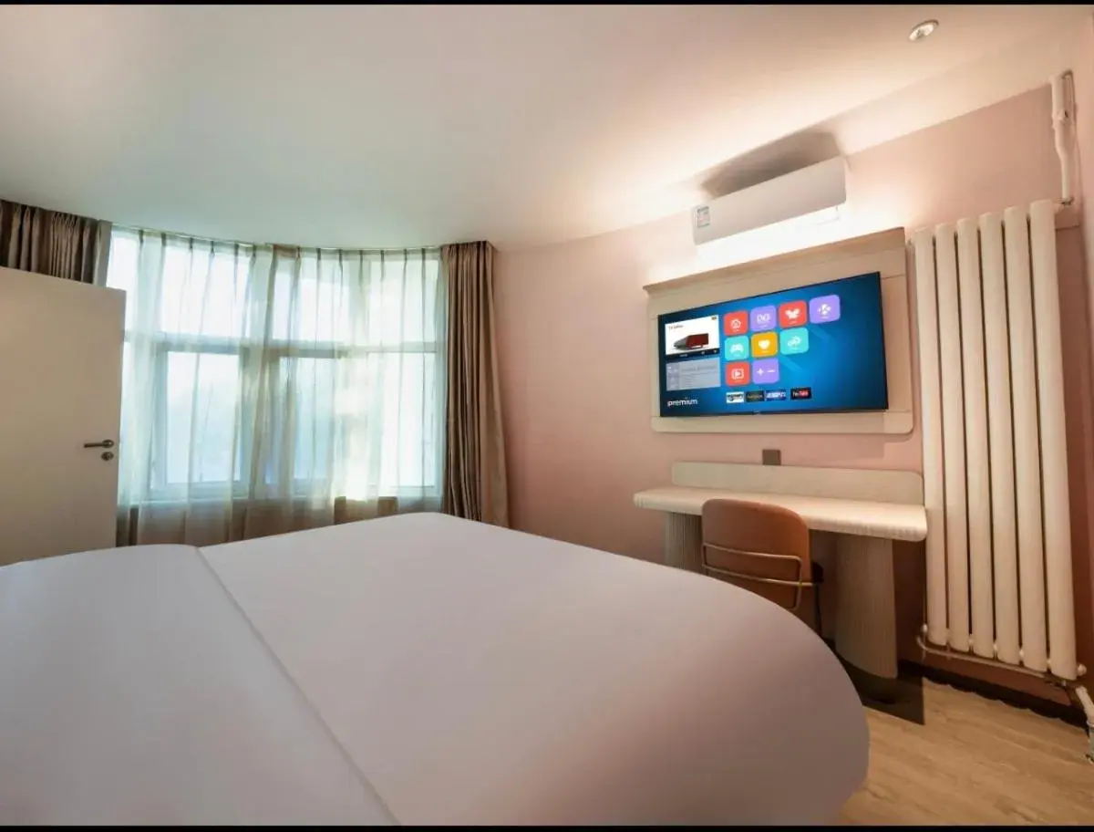 Bed in Hanting Hotel Beijing New International Exhibition Center Bed in Hanting Hotel Beijing New International Exhibition Center