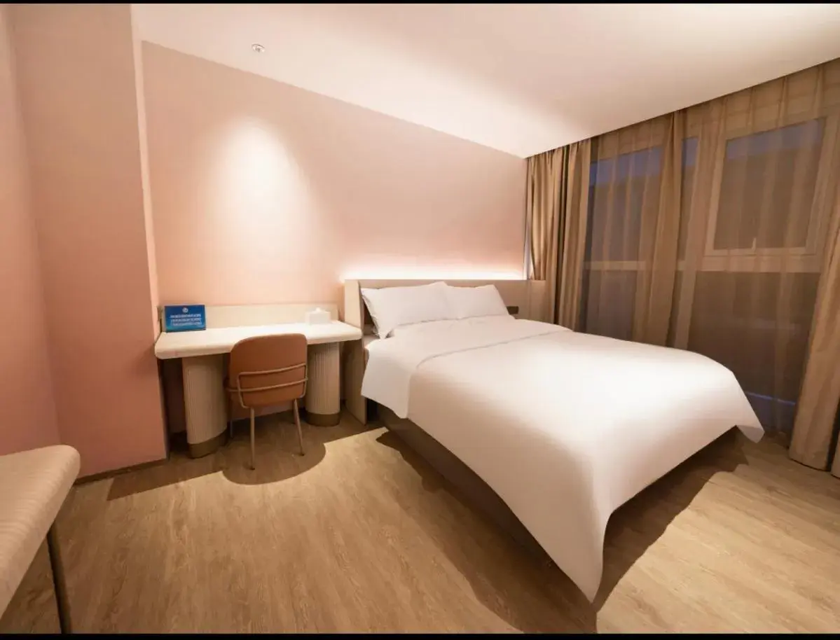 Bed in Hanting Hotel Beijing New International Exhibition Center Bed in Hanting Hotel Beijing New International Exhibition Center