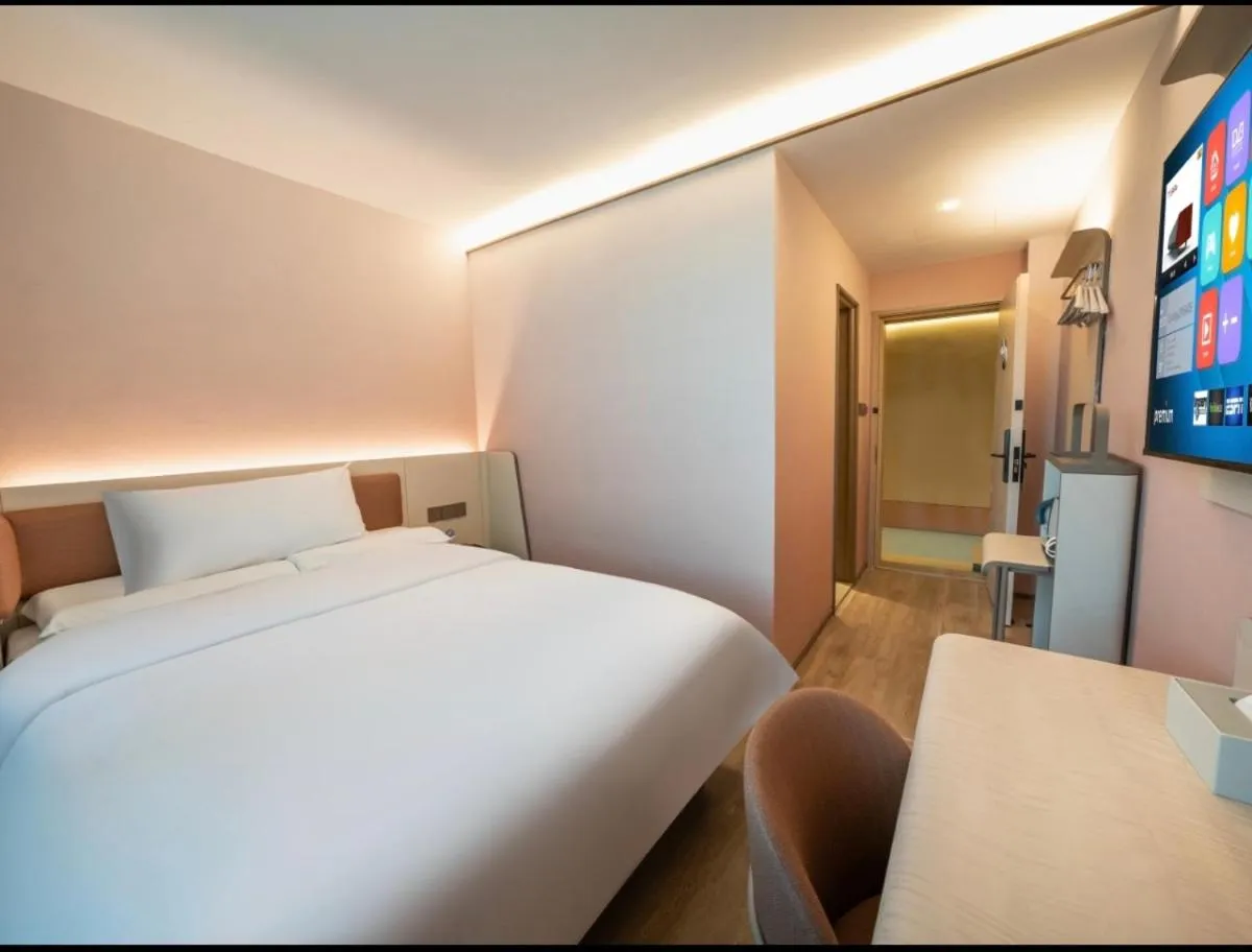 Bed in Hanting Hotel Beijing New International Exhibition Center