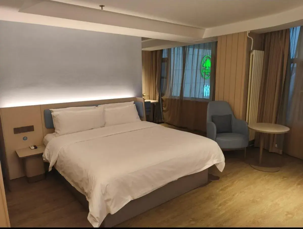 Bed in Hanting Hotel Beijing New International Exhibition Center Bed in Hanting Hotel Beijing New International Exhibition Center