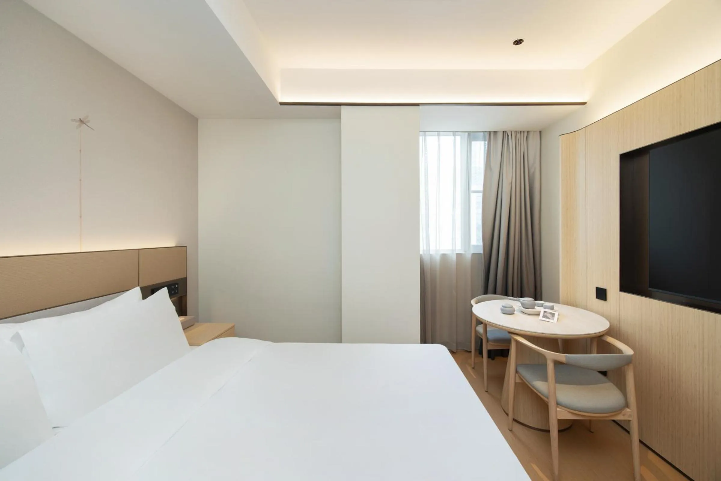 Bed in JI Hotel Shanghai Caohejing