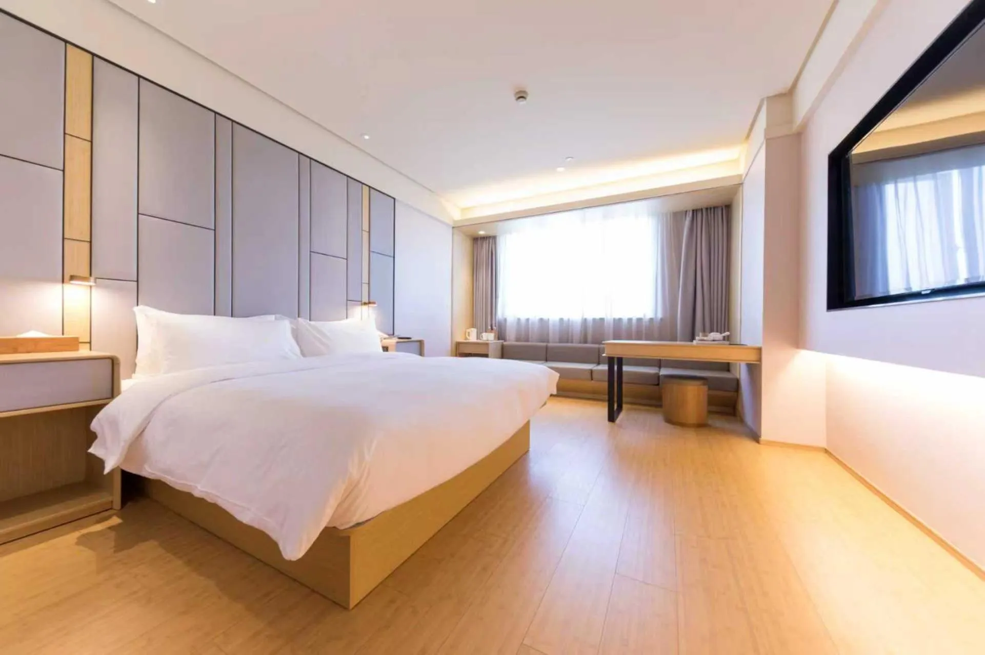 Bed in JI Hotel Shanghai Chunsheng Road