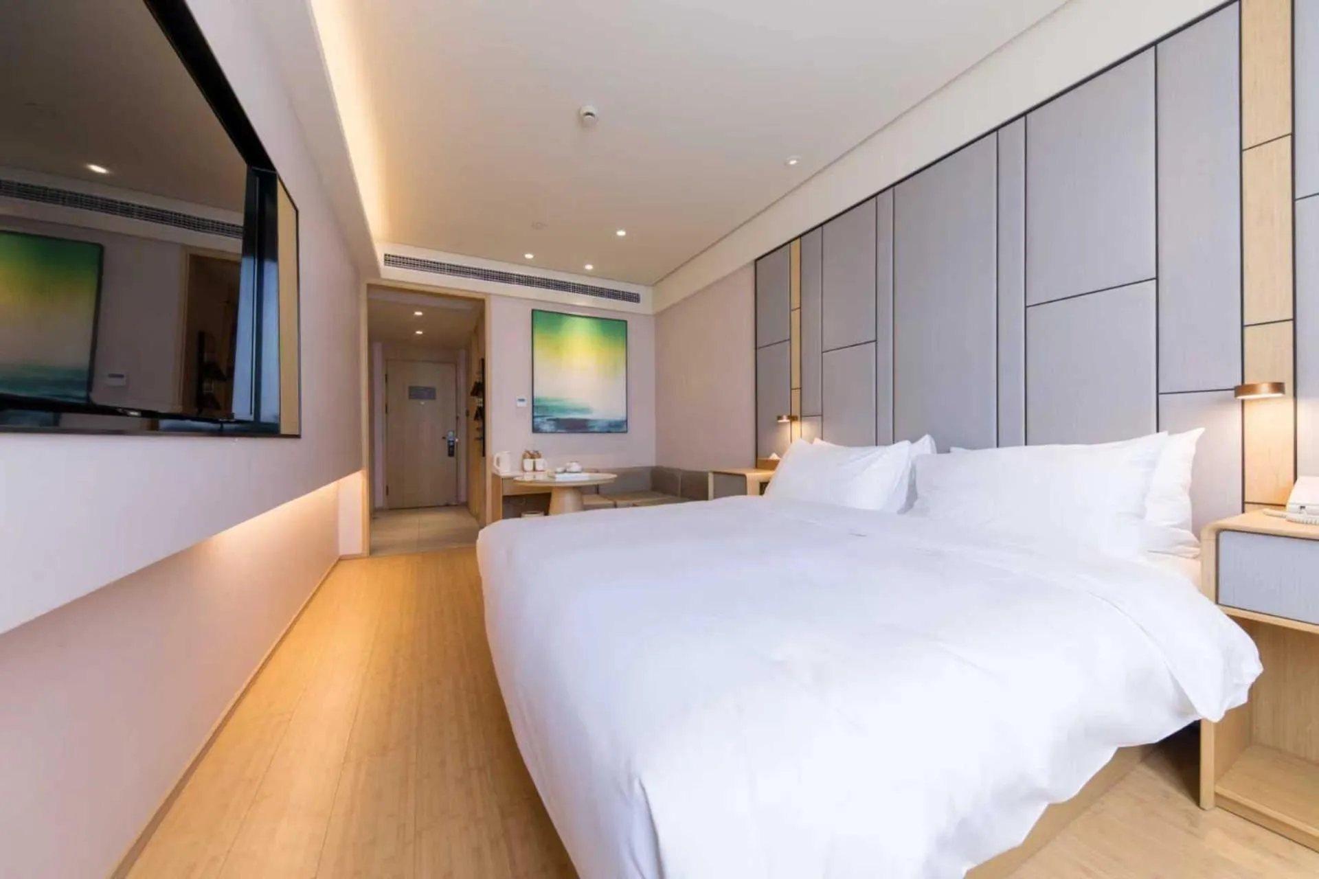 Bed in JI Hotel Shanghai Chunsheng Road