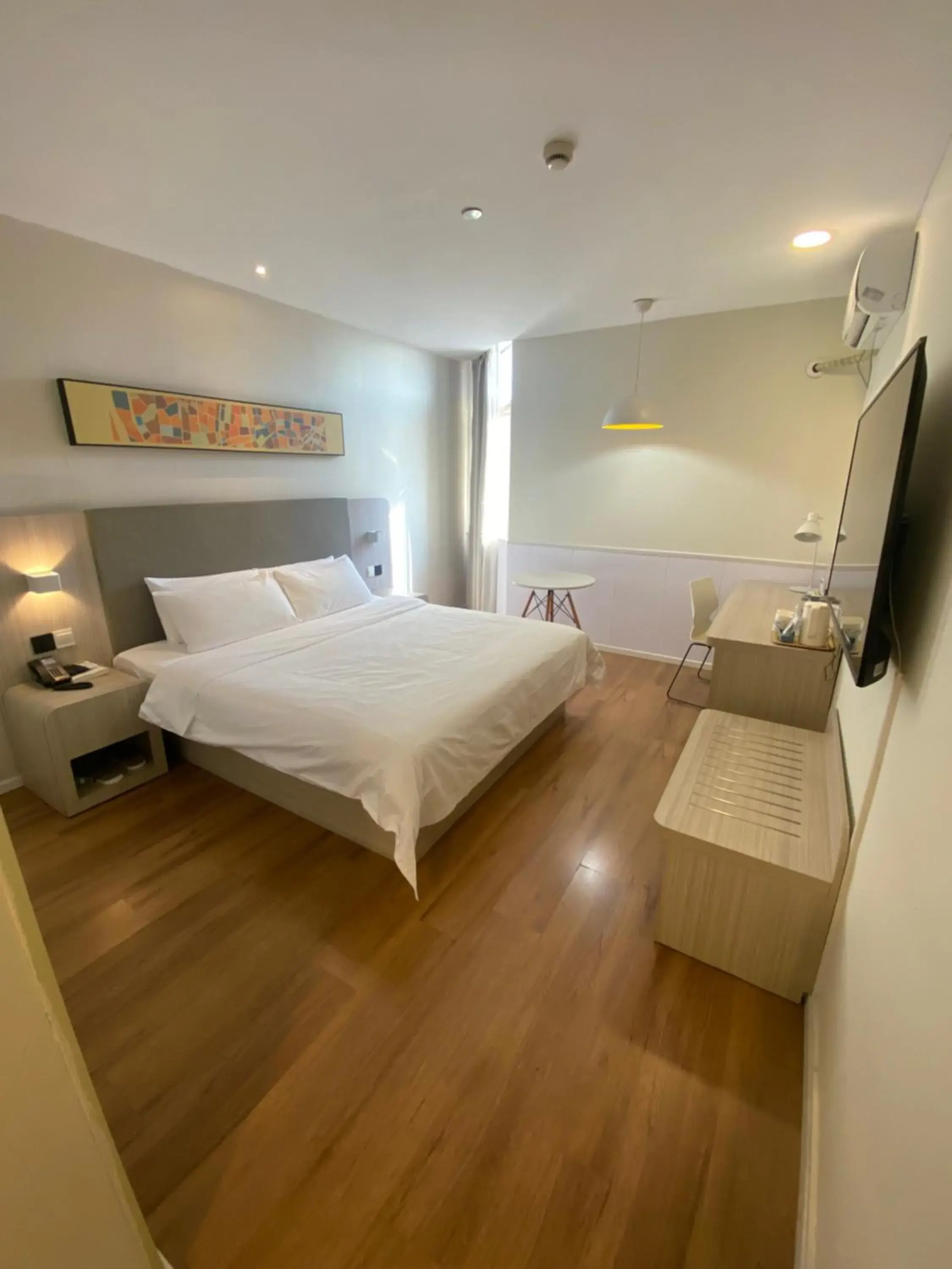 Bed in Hanting Hotel Shanghai International Tourism Resort Bed in Hanting Hotel Shanghai International Tourism Resort