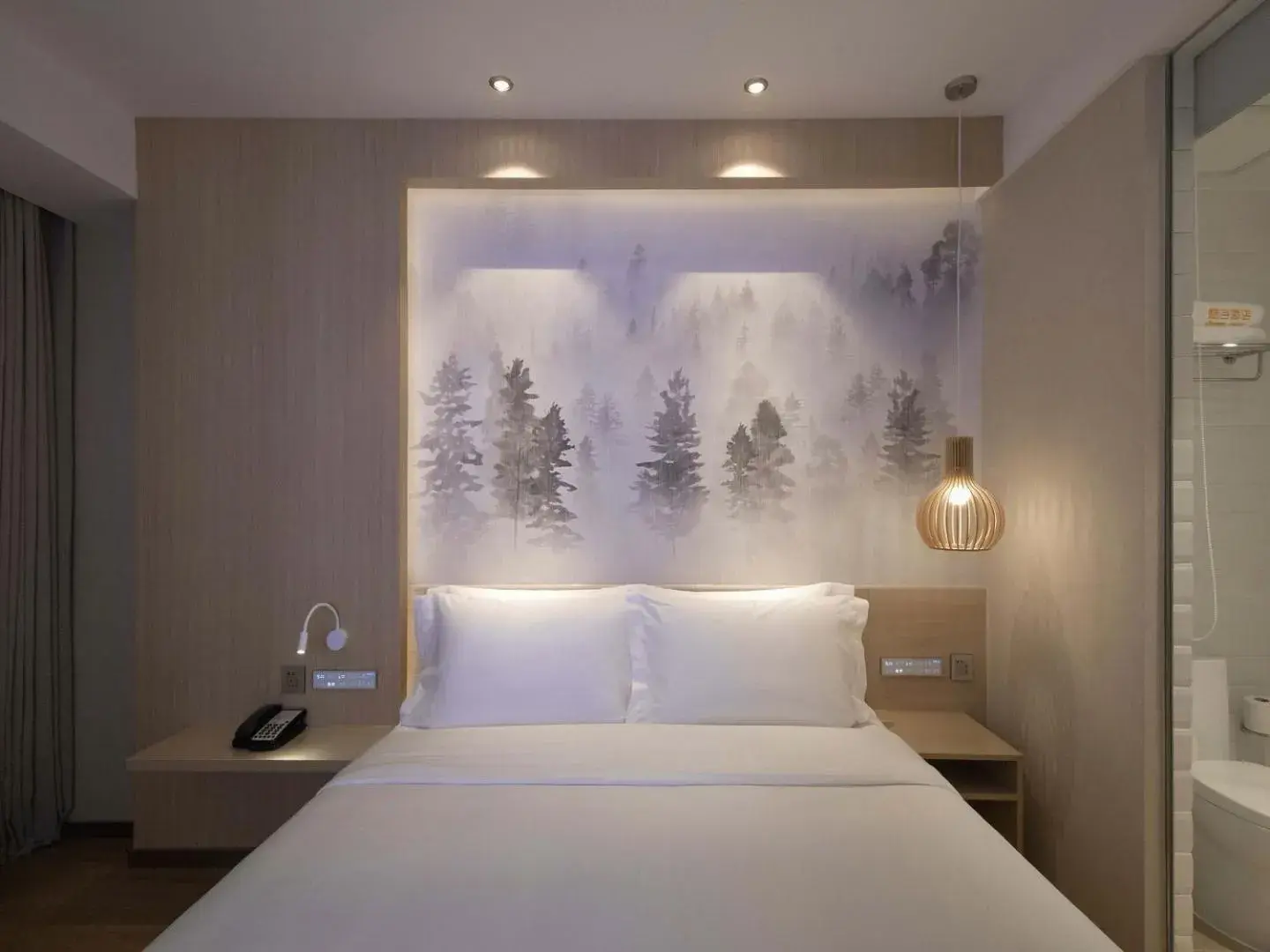 Bedroom, Bed in Orange Hotel Shanghai Chuansha International Tourism Resort Bedroom, Bed in Orange Hotel Shanghai Chuansha International Tourism Resort