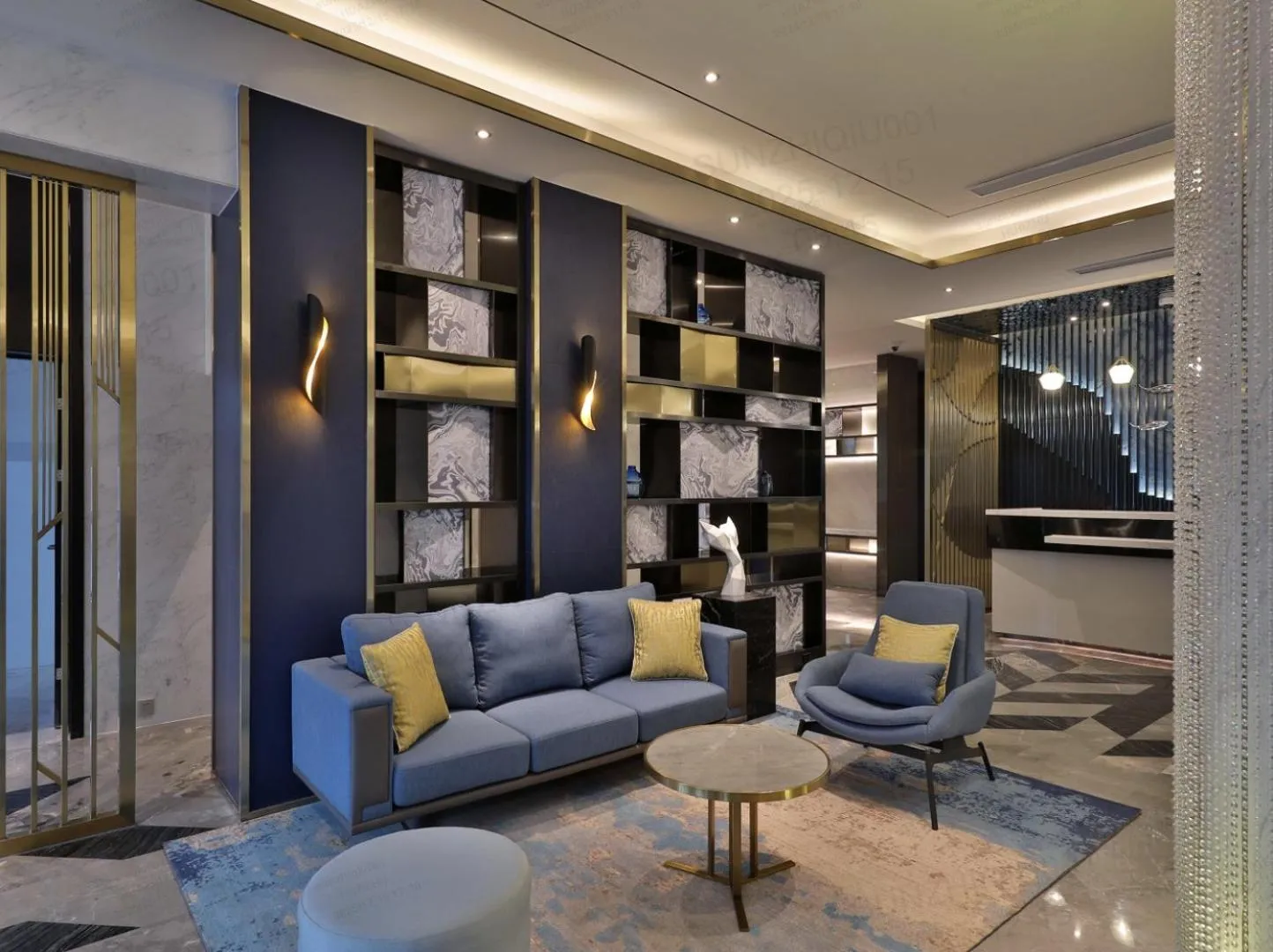 Seating area in Orange Hotel Shanghai Chuansha International Tourism Resort