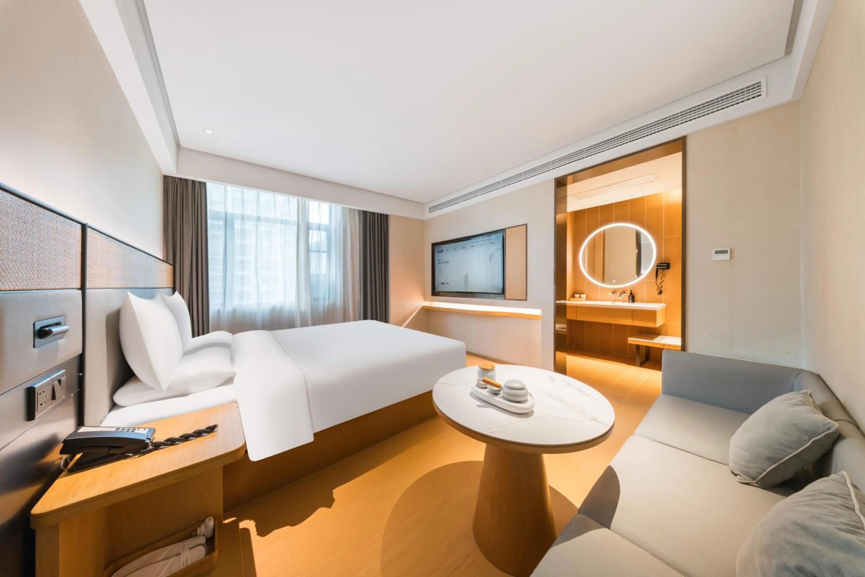 Bed in JI Hotel Shanghai Nanxiang Guyi Garden