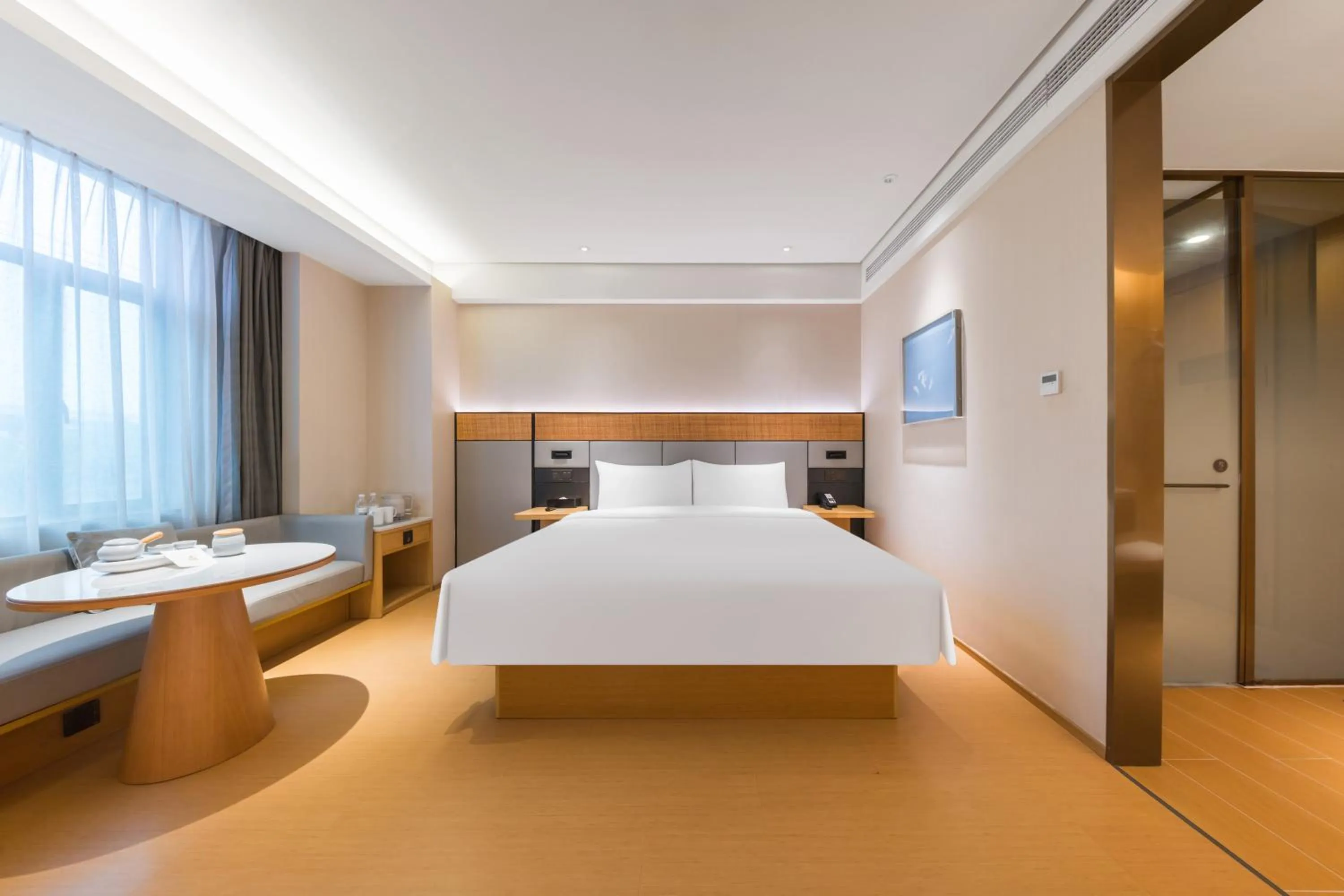 Bed in JI Hotel Shanghai Nanxiang Guyi Garden