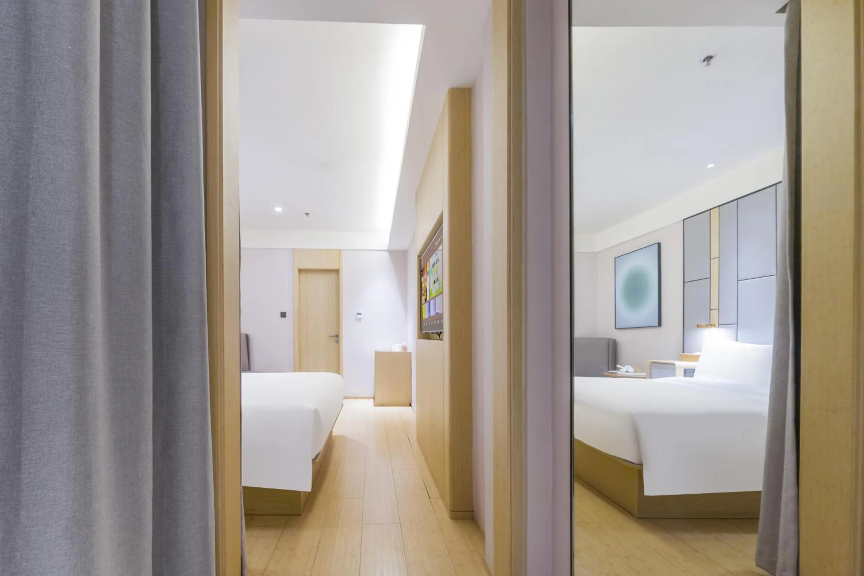 Bedroom, Bed in JI Hotel Shanghai Baoshan Youyi Road