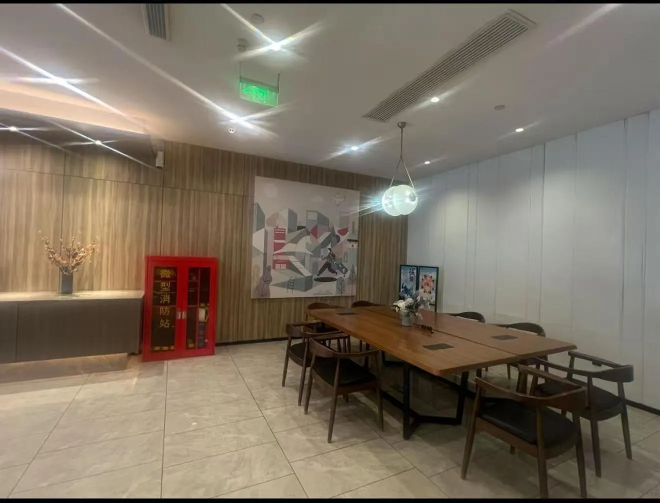 Living room in Hanting Nanjing Xingang Development Zone Second Branch