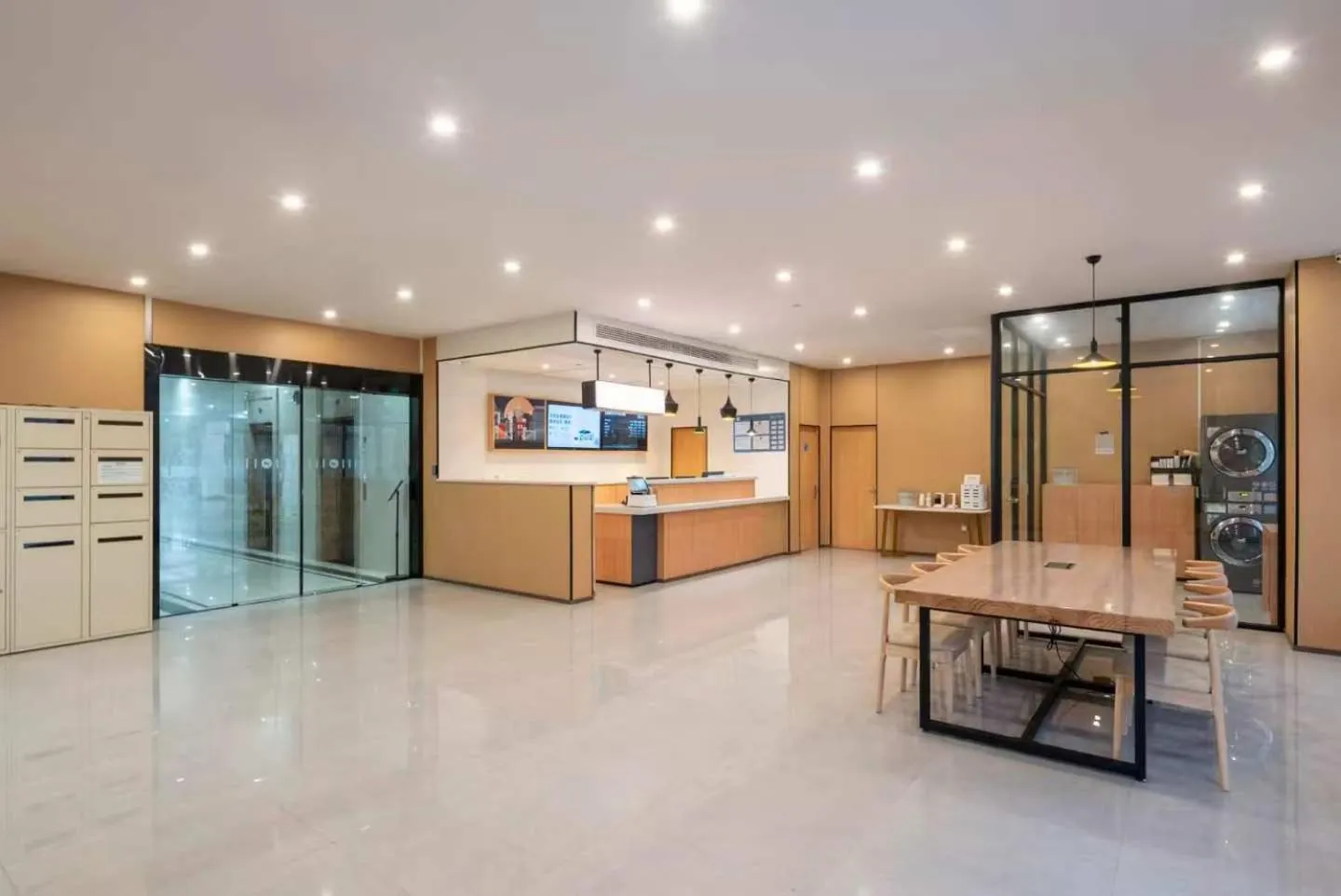 Lobby or reception in Hanting Hotel Nanjing Jiangning Niu Shoushan