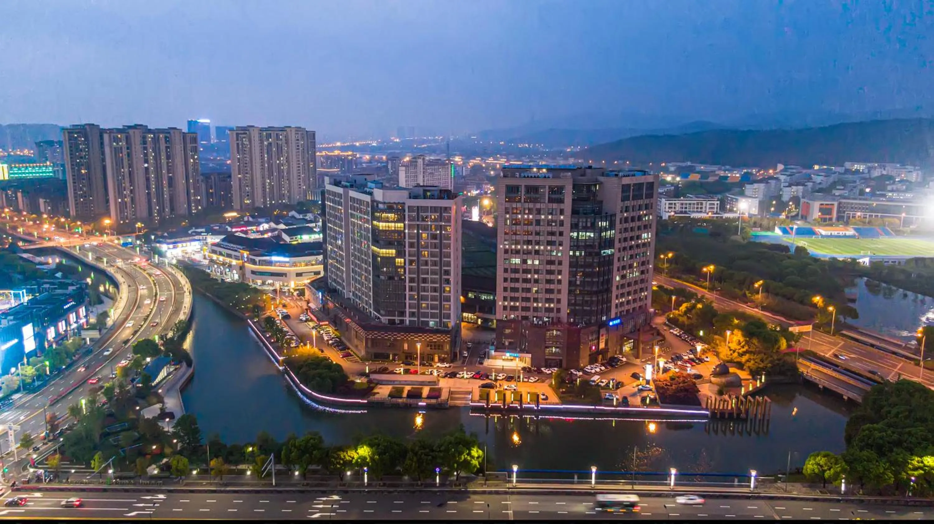 Property building in Hanting Hotel Suzhou International Education Park Yuexi Subway Station