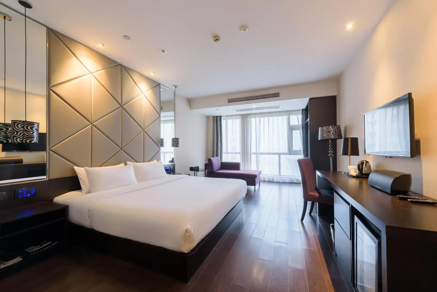 Bed in Orange Hotel Hangzhou Jiubao Passenger Transport Center Bed in Orange Hotel Hangzhou Jiubao Passenger Transport Center