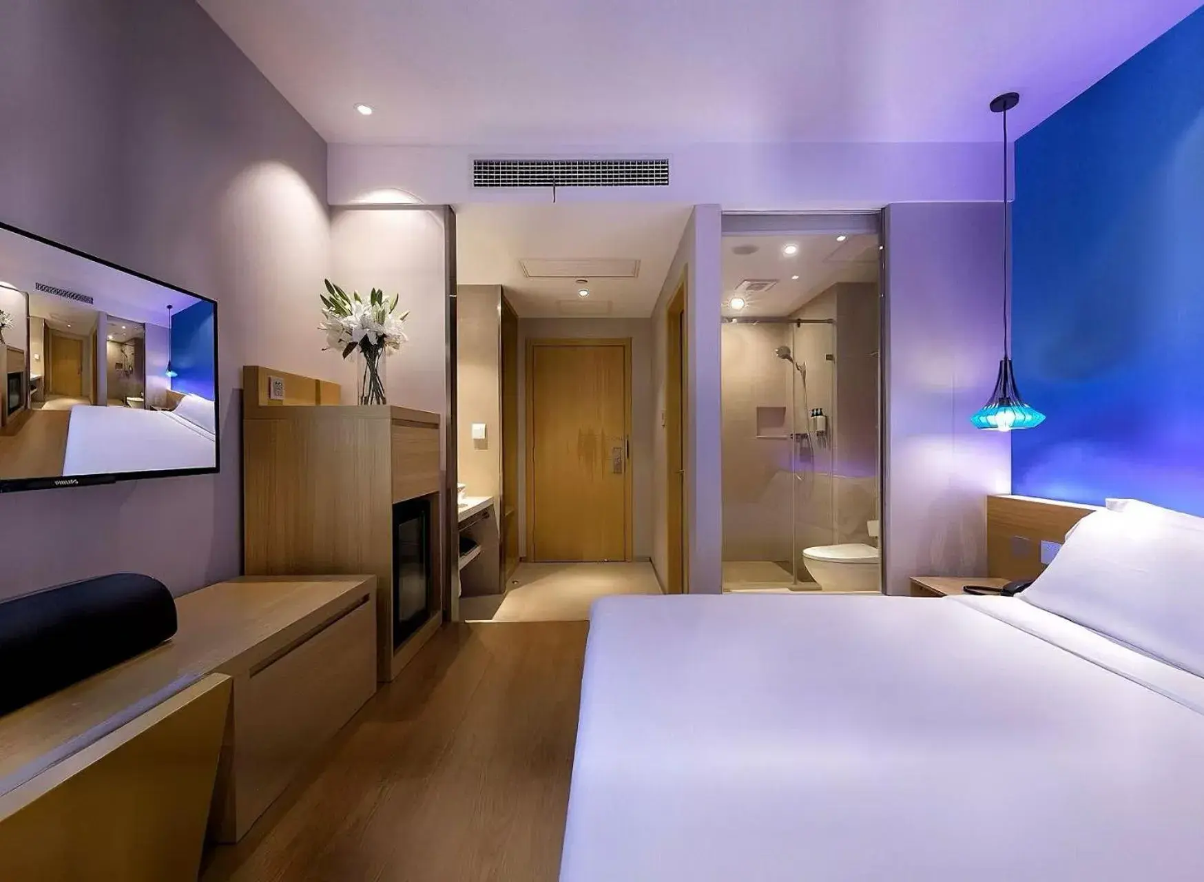 Photo of the whole room, Bed in Orange Hotel Hangzhou Binjiang University Town Photo of the whole room, Bed in Orange Hotel Hangzhou Binjiang University Town