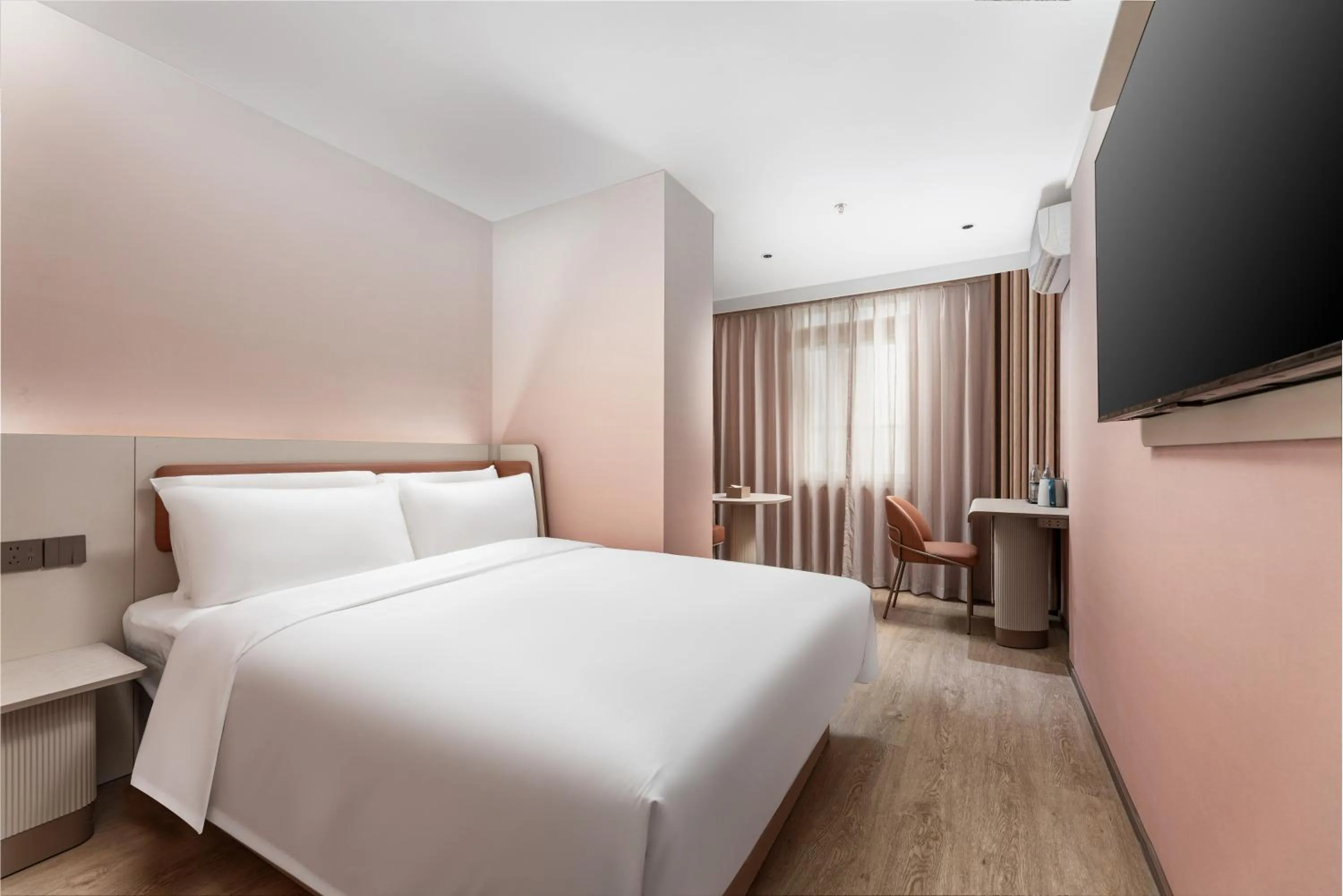 Bed in Hanting Hotel Guangzhou Baiyun Station Huangshi West Road