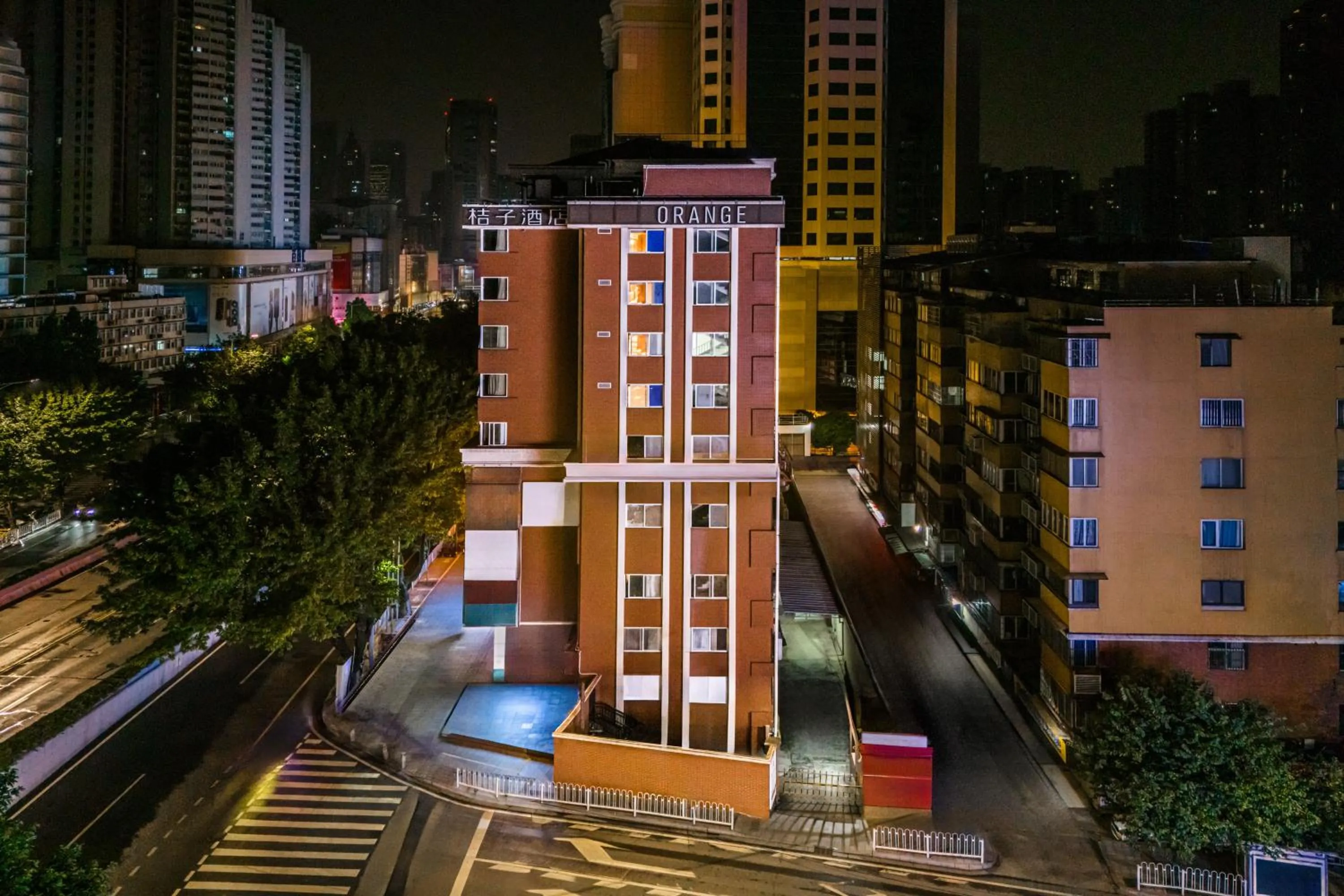Property building in Orange Hotel Guangzhou Tianhe Gangding Subway Station