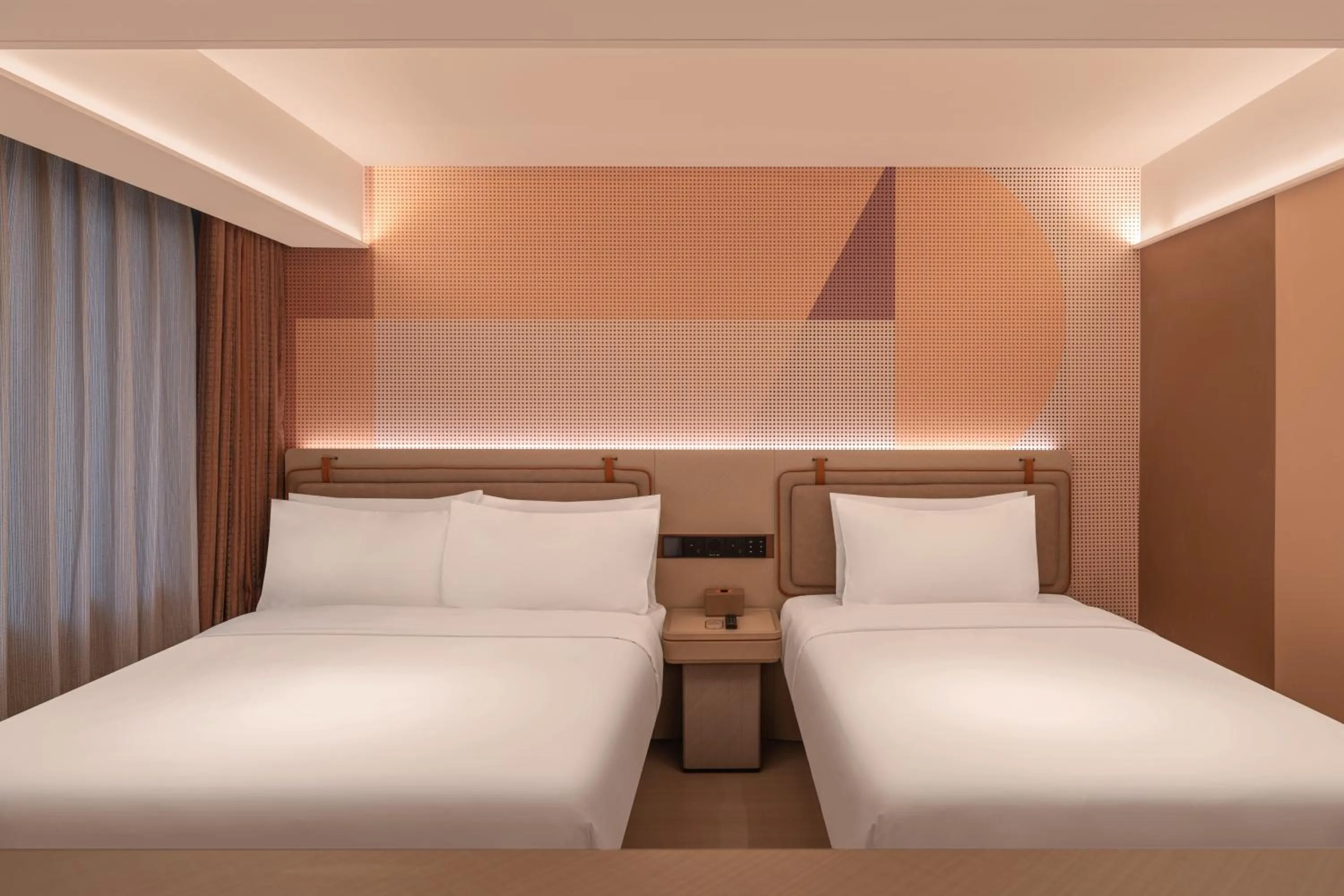 Bedroom, Bed in Orange Hotel Chengdu Wenshuyuan Subway Station