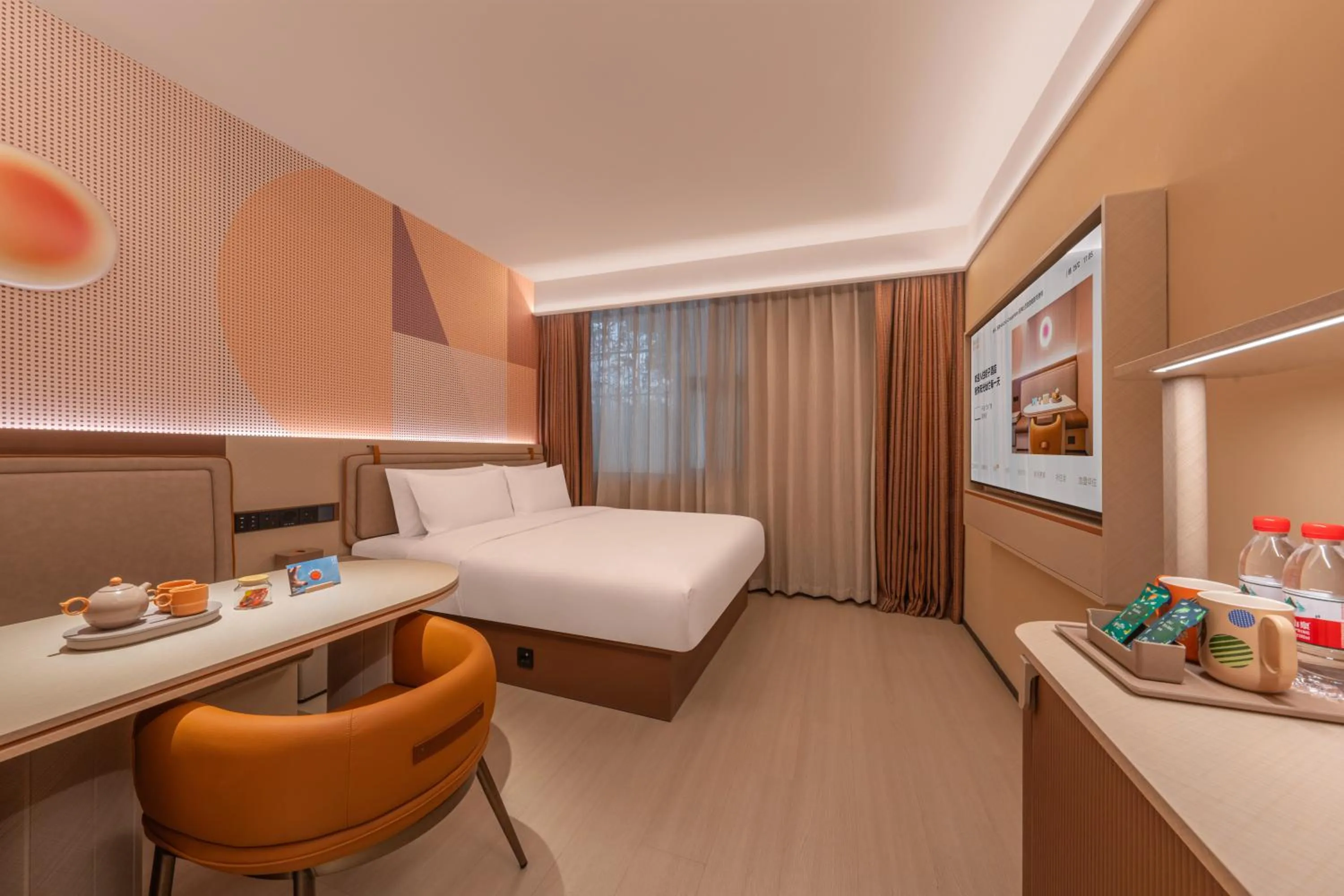 Photo of the whole room, Bed in Orange Hotel Chengdu Wenshuyuan Subway Station