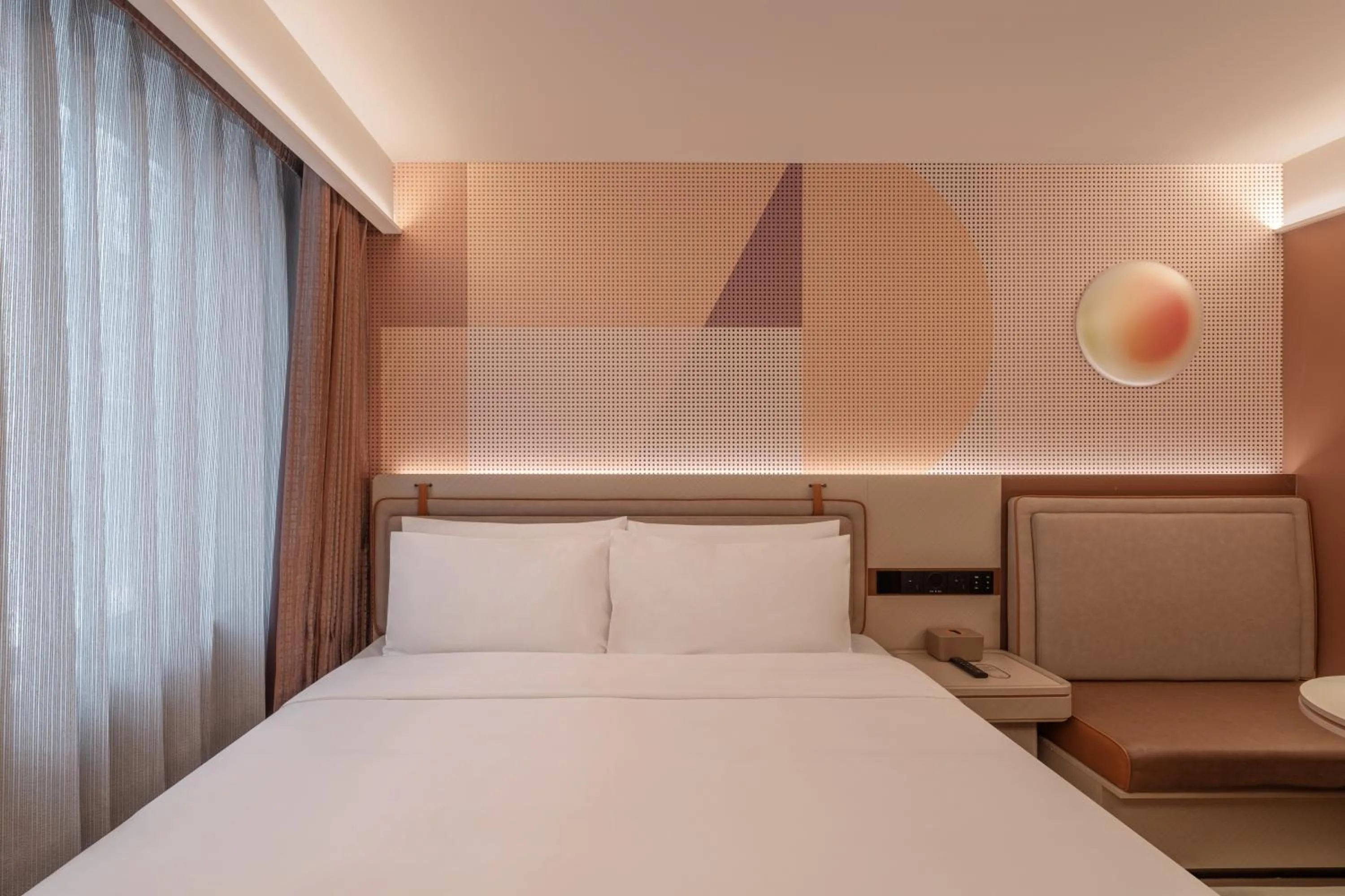 Bed in Orange Hotel Chengdu Wenshuyuan Subway Station