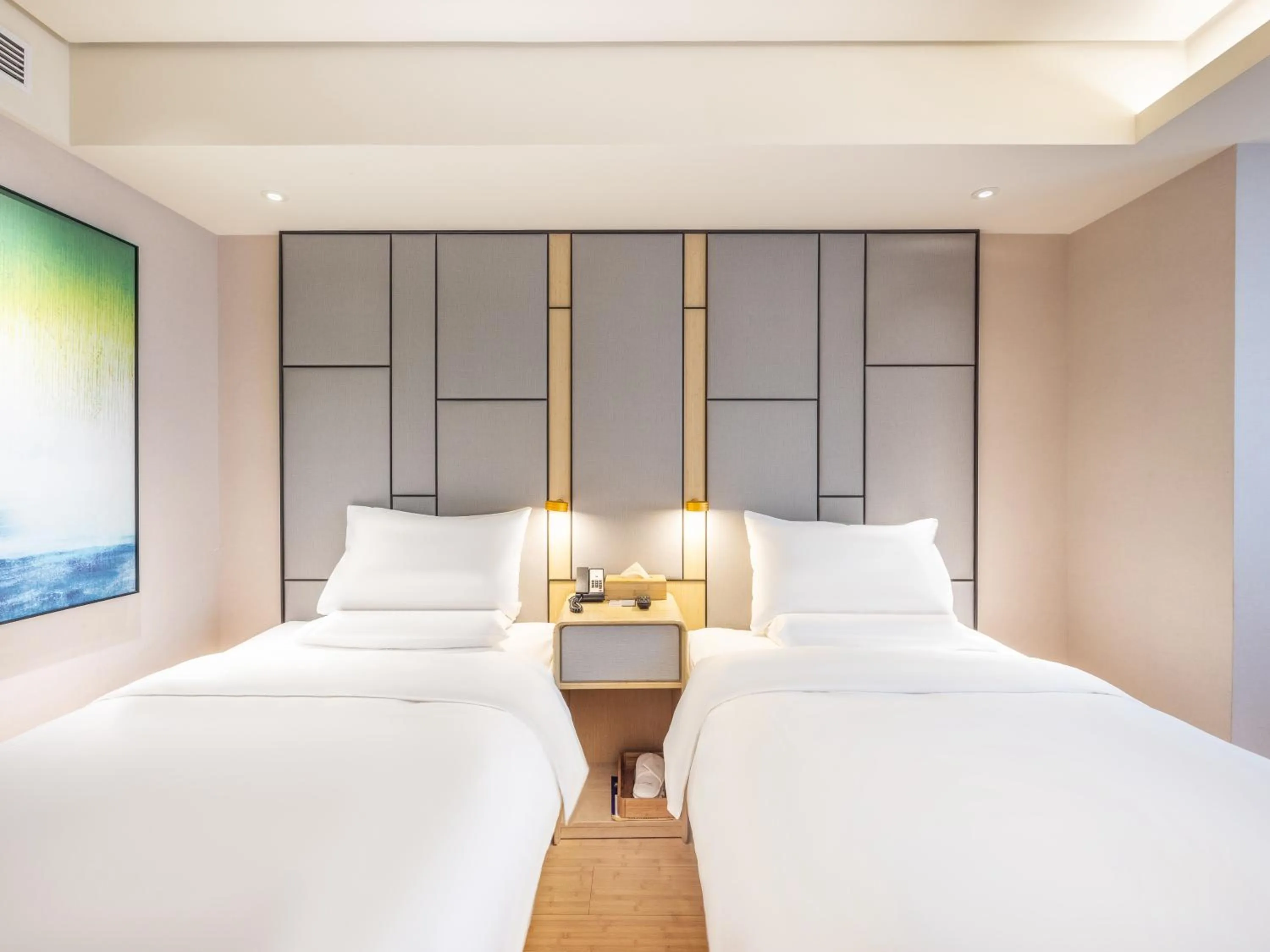 Bed in JI Hotel Chengdu Tianfu Square Renmin Middle Road