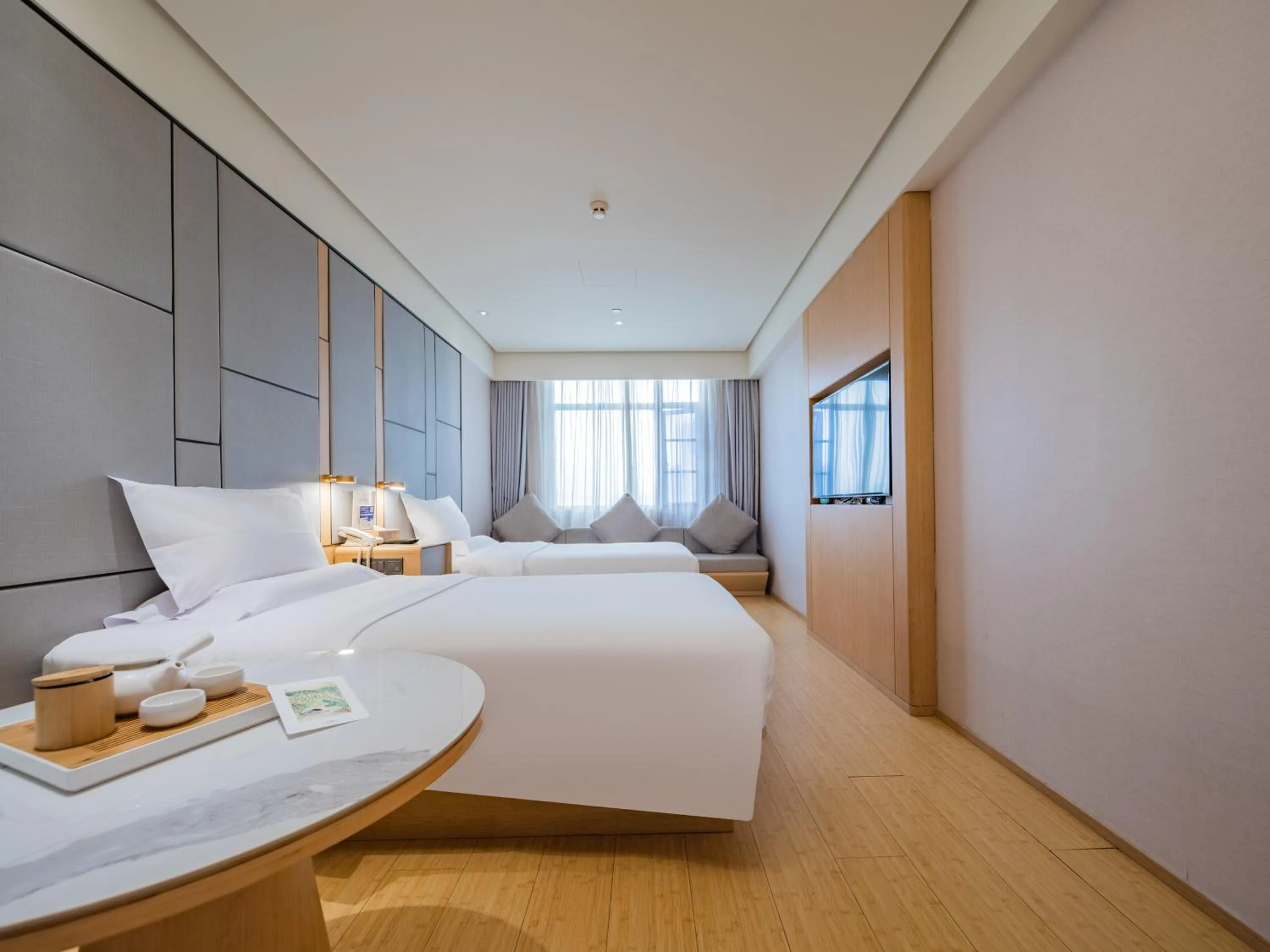 Bed in JI Hotel Chengdu Tianfu Square