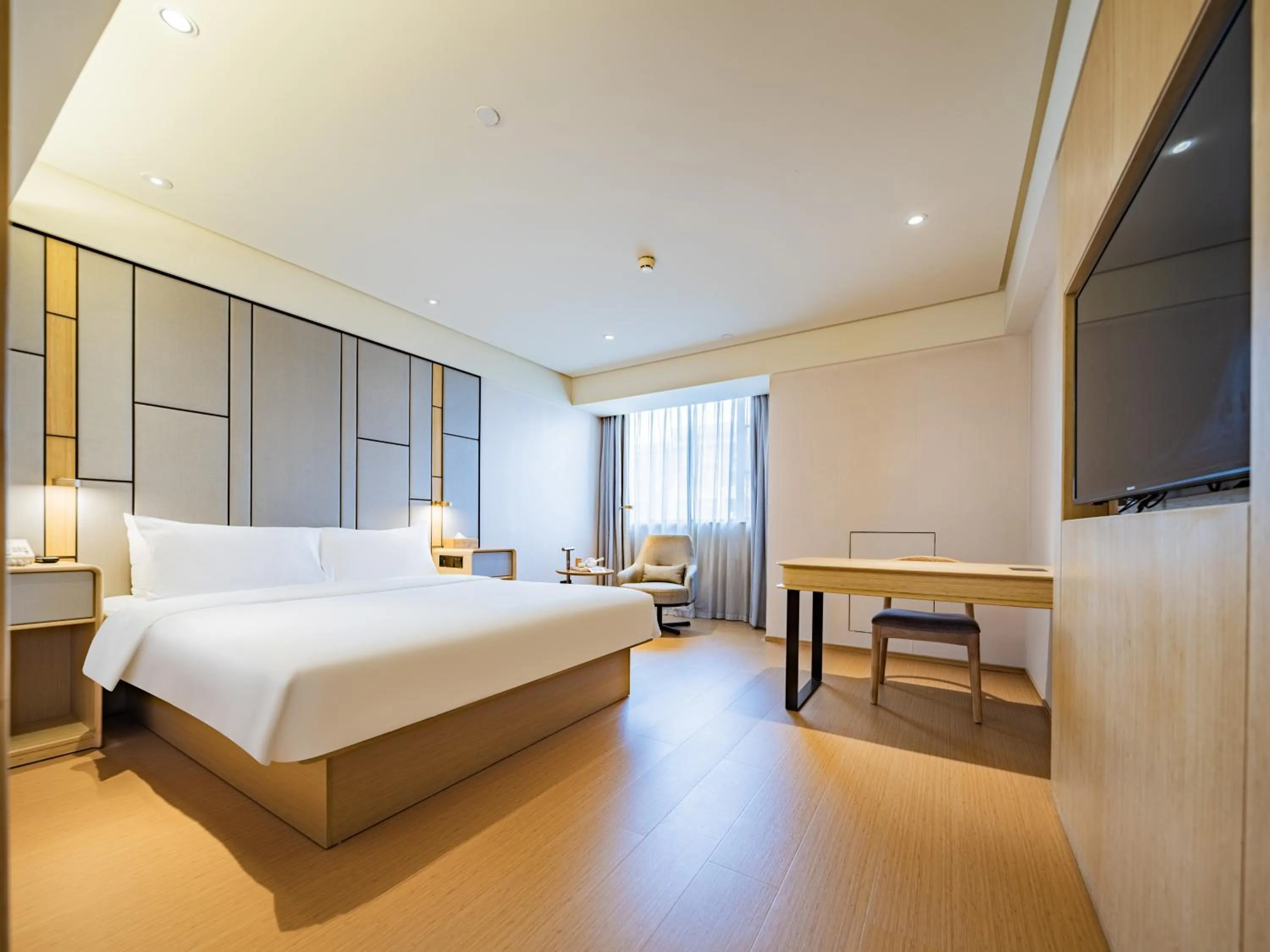 Bed in JI Hotel Chengdu Shuangliu Airport