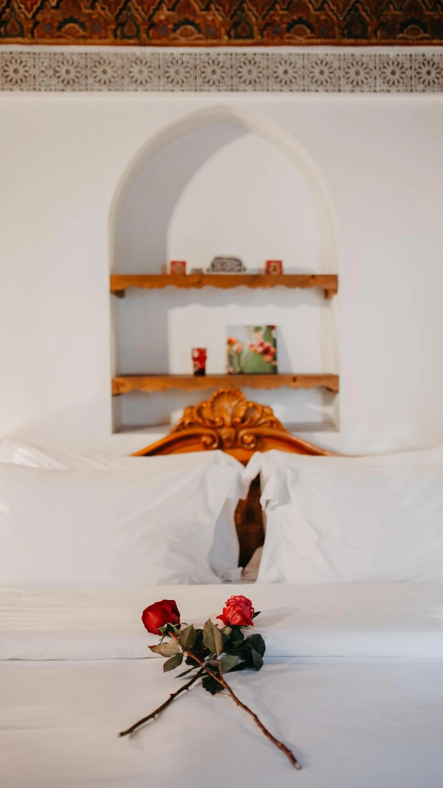 Bed in Riad Toyour- Riad of birds