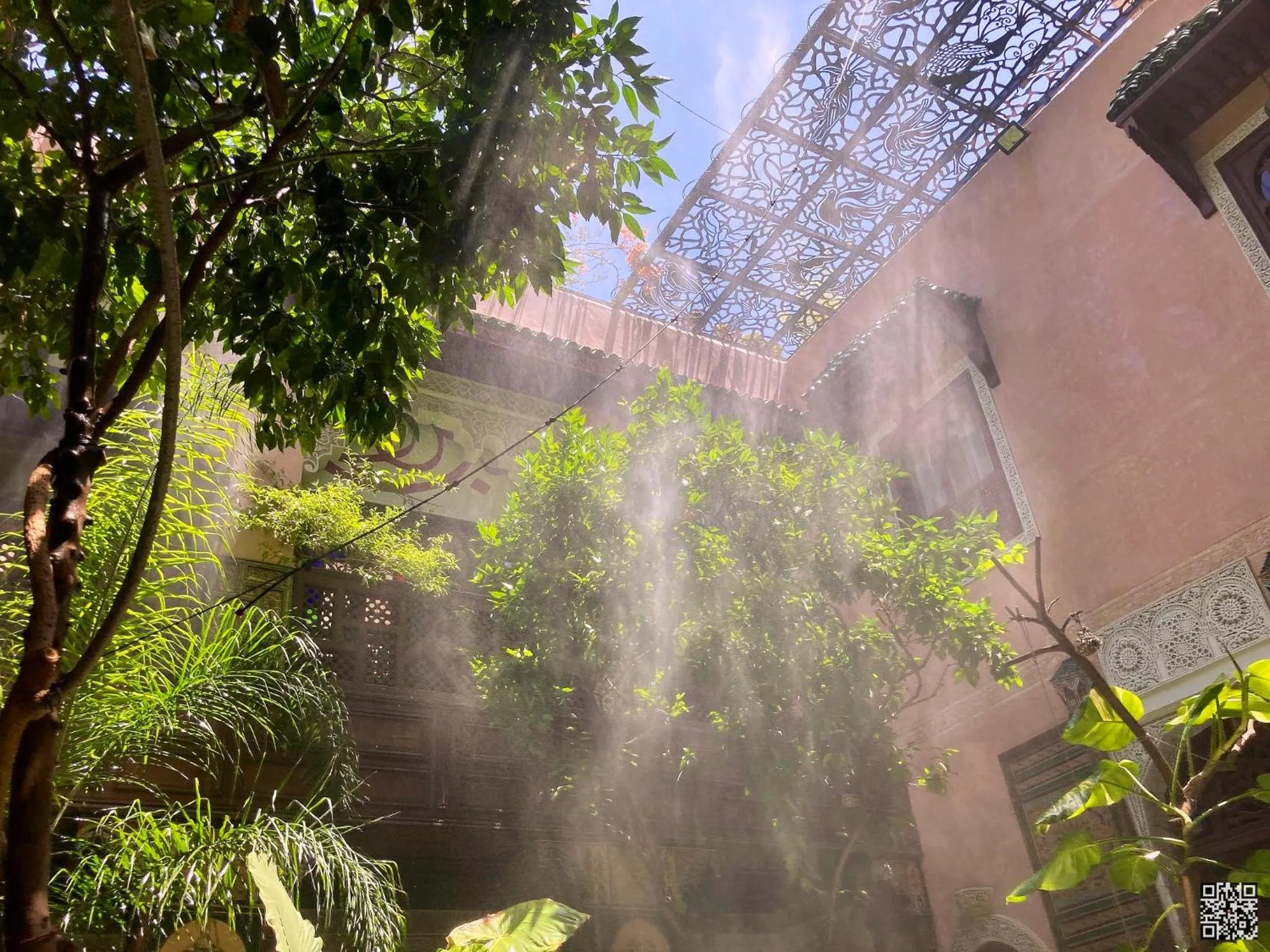 Patio in Riad Toyour- Riad of birds
