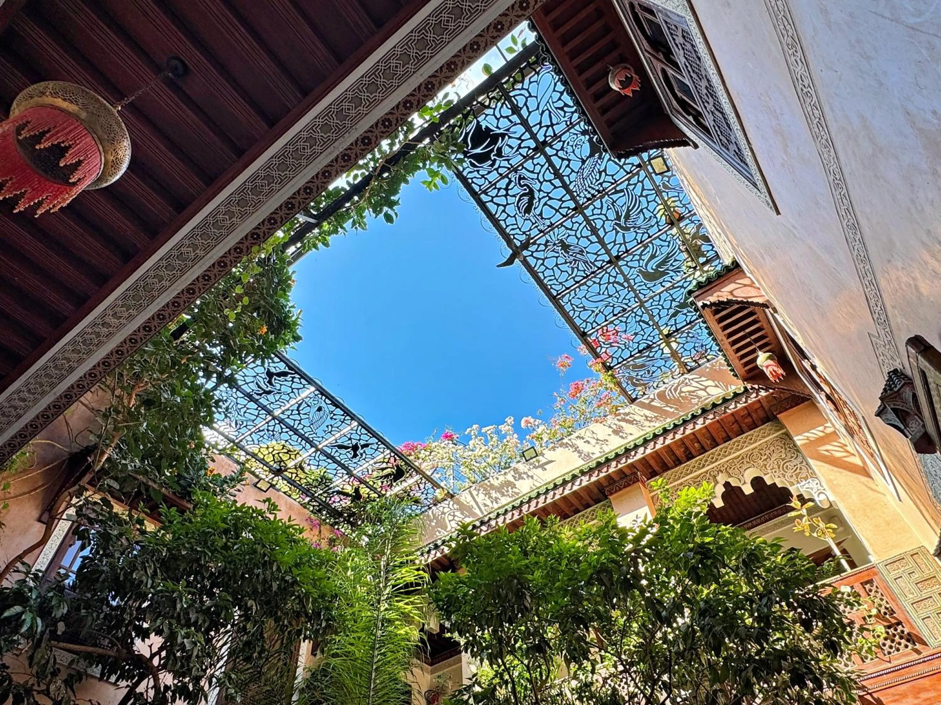 Patio in Riad Toyour- Riad of birds