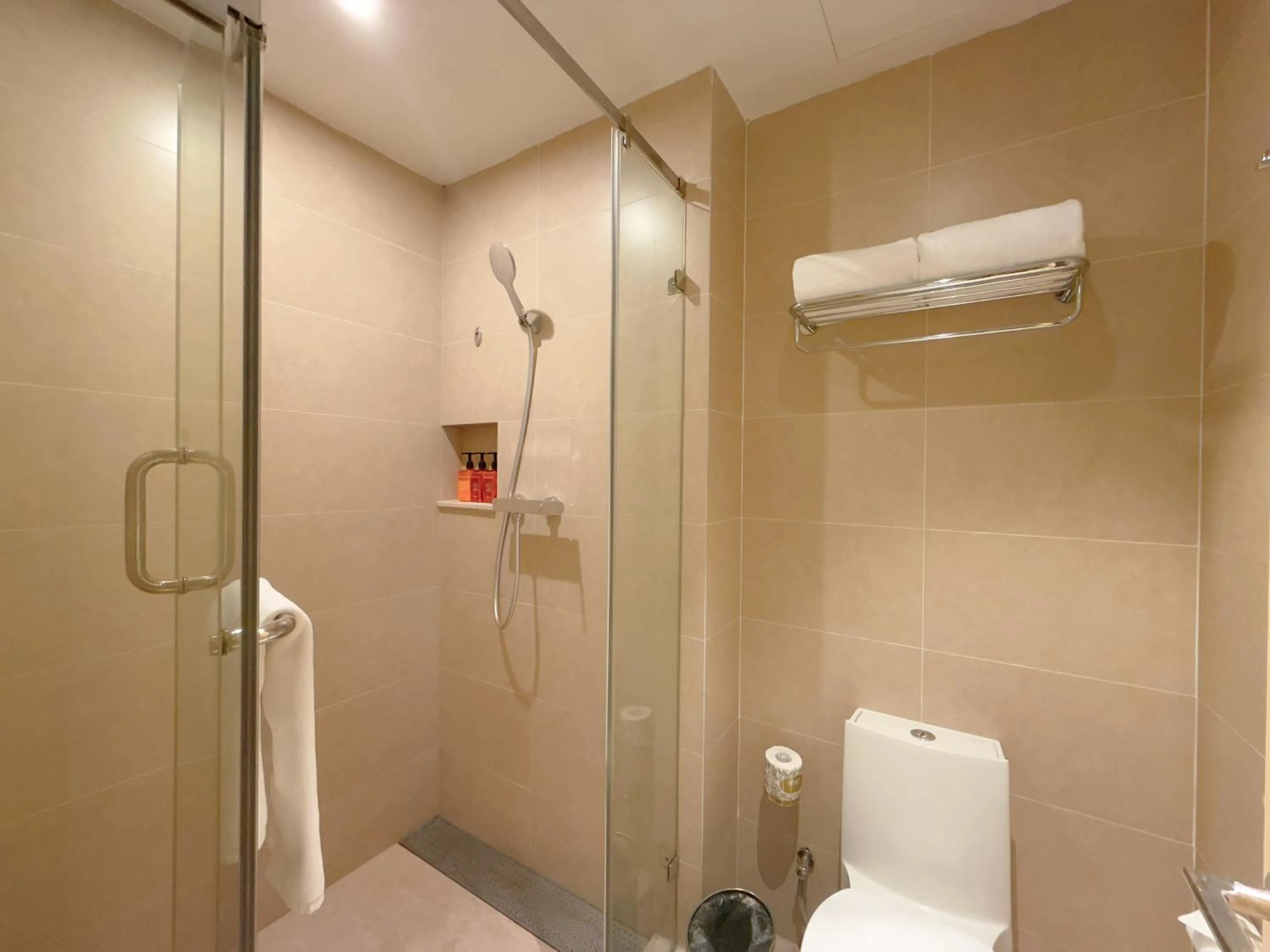 Bathroom in Orange Hotel Suzhou North Station Cailian Square