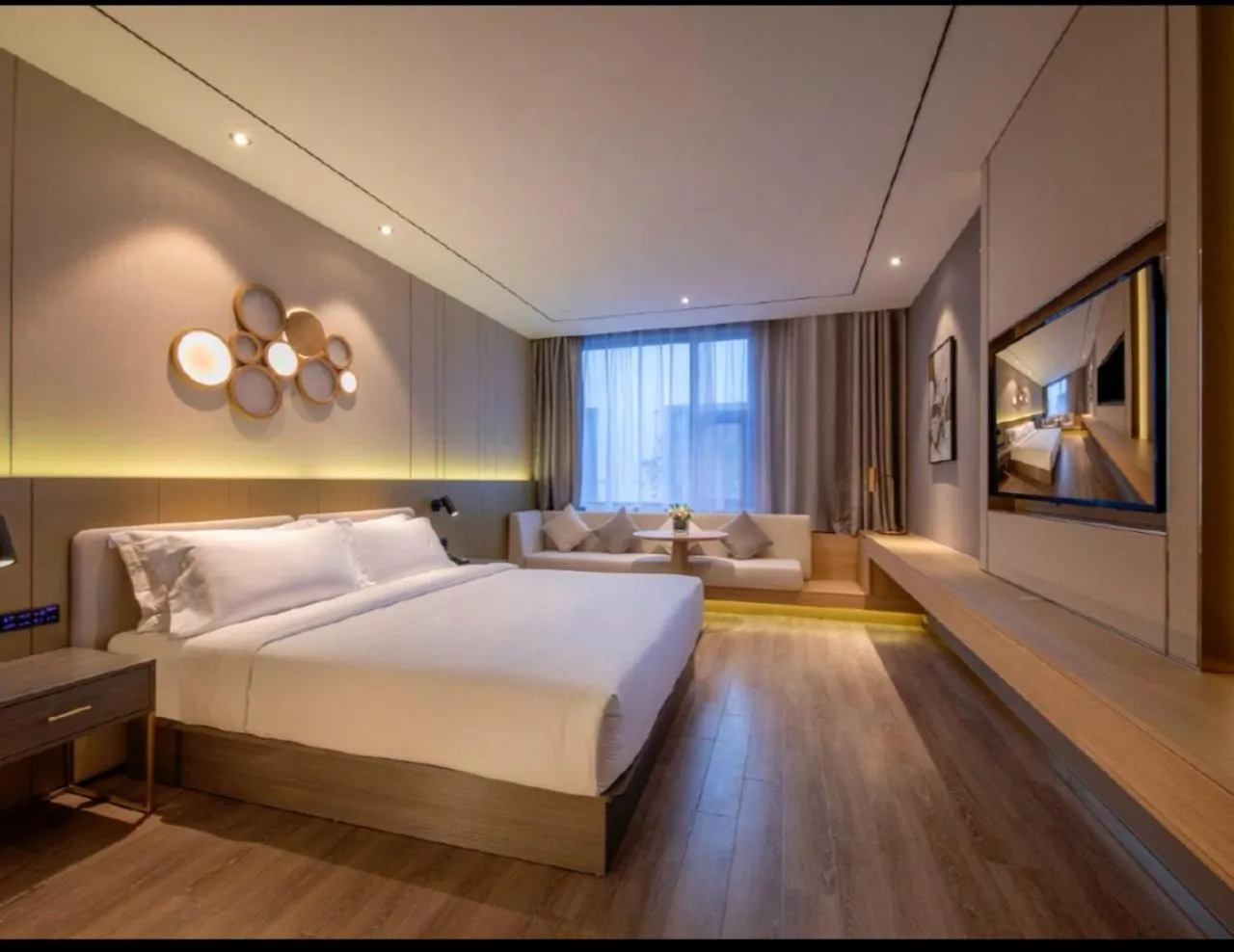Photo of the whole room, Bed in Orange Hotel Suzhou Dushu Lake Higher Education Zone